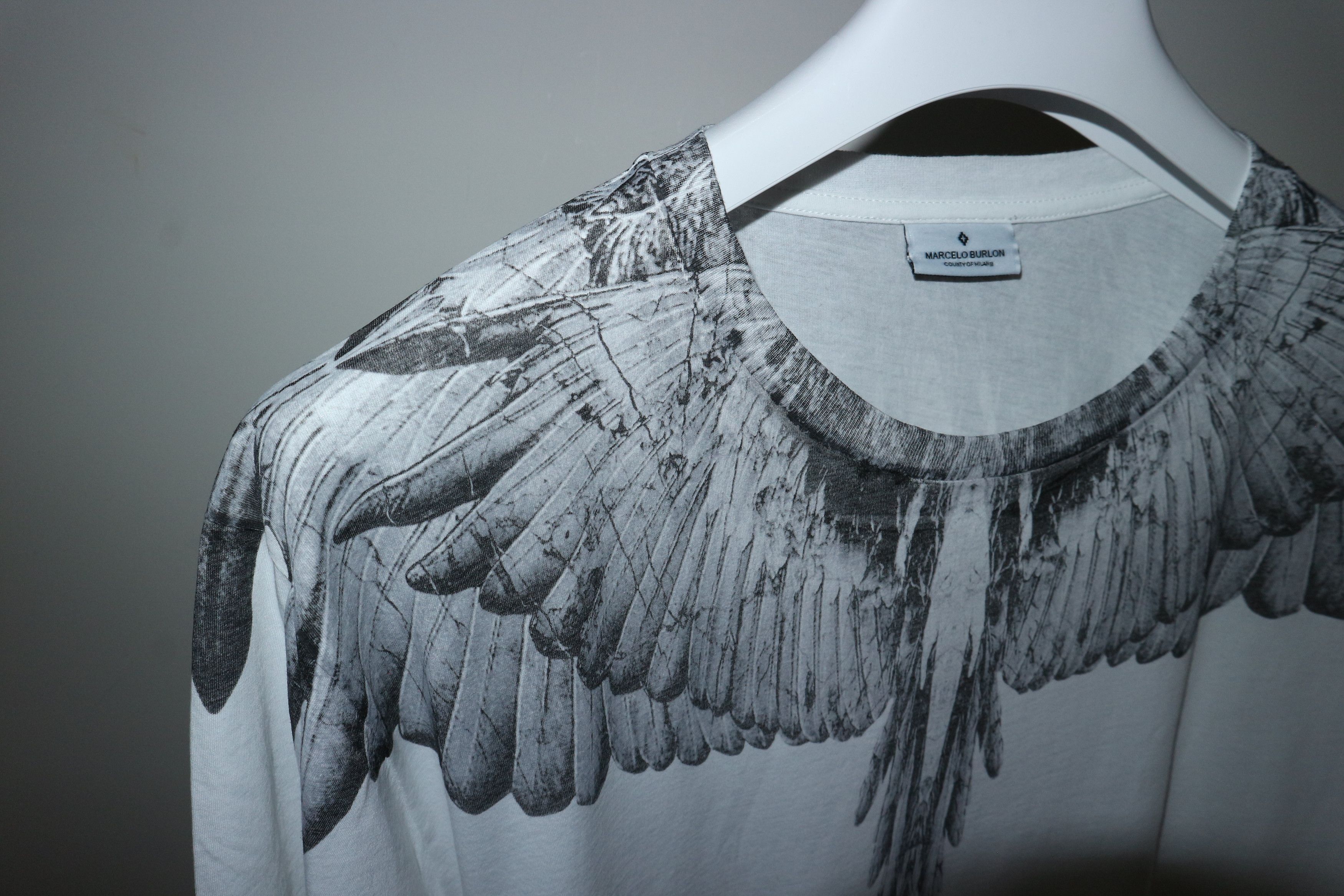 Marcelo Burlon Alas print oversized tshirt Size US XS / EU 42 / 0 - 4 Thumbnail