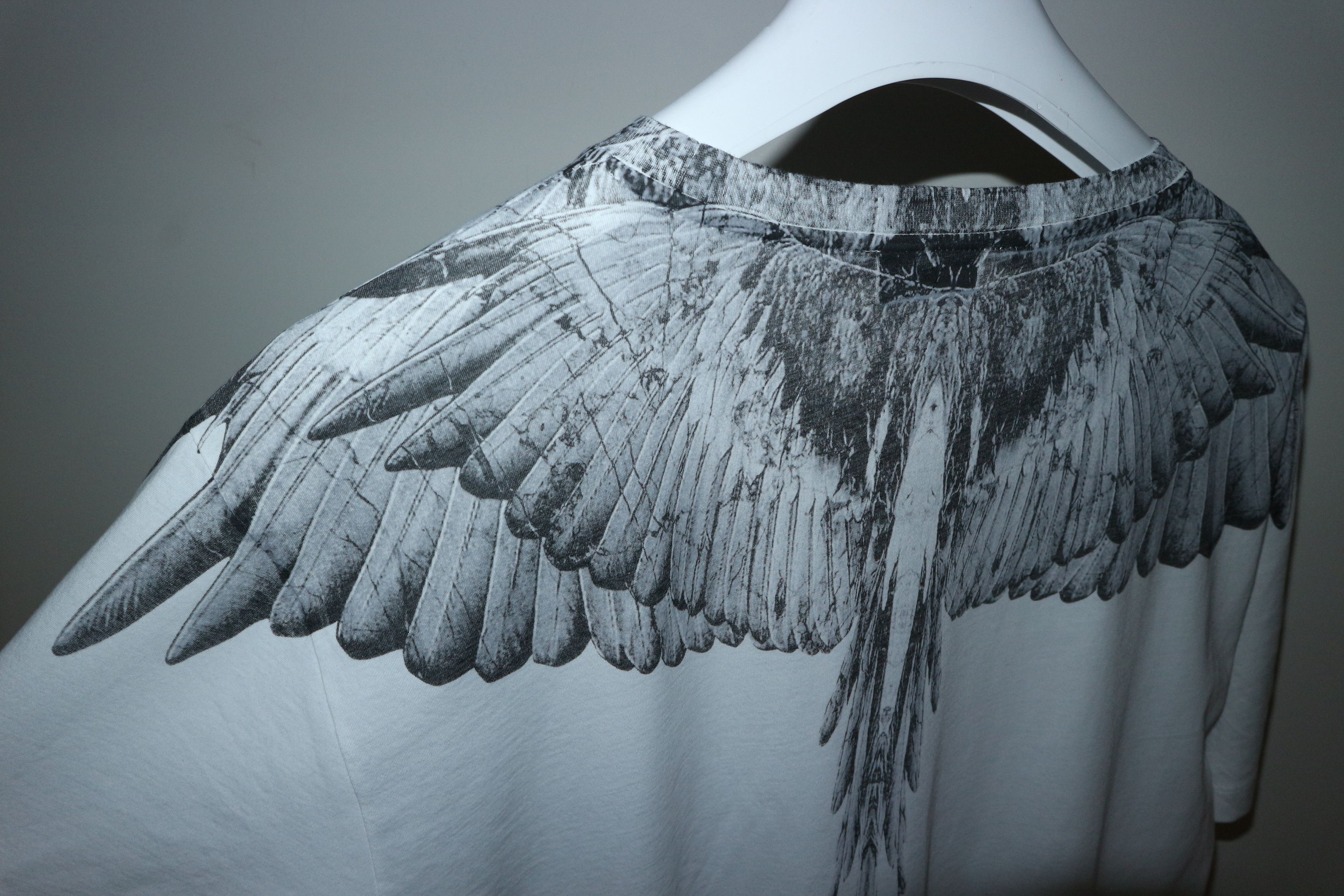 Marcelo Burlon Alas print oversized tshirt Size US XS / EU 42 / 0 - 9 Thumbnail
