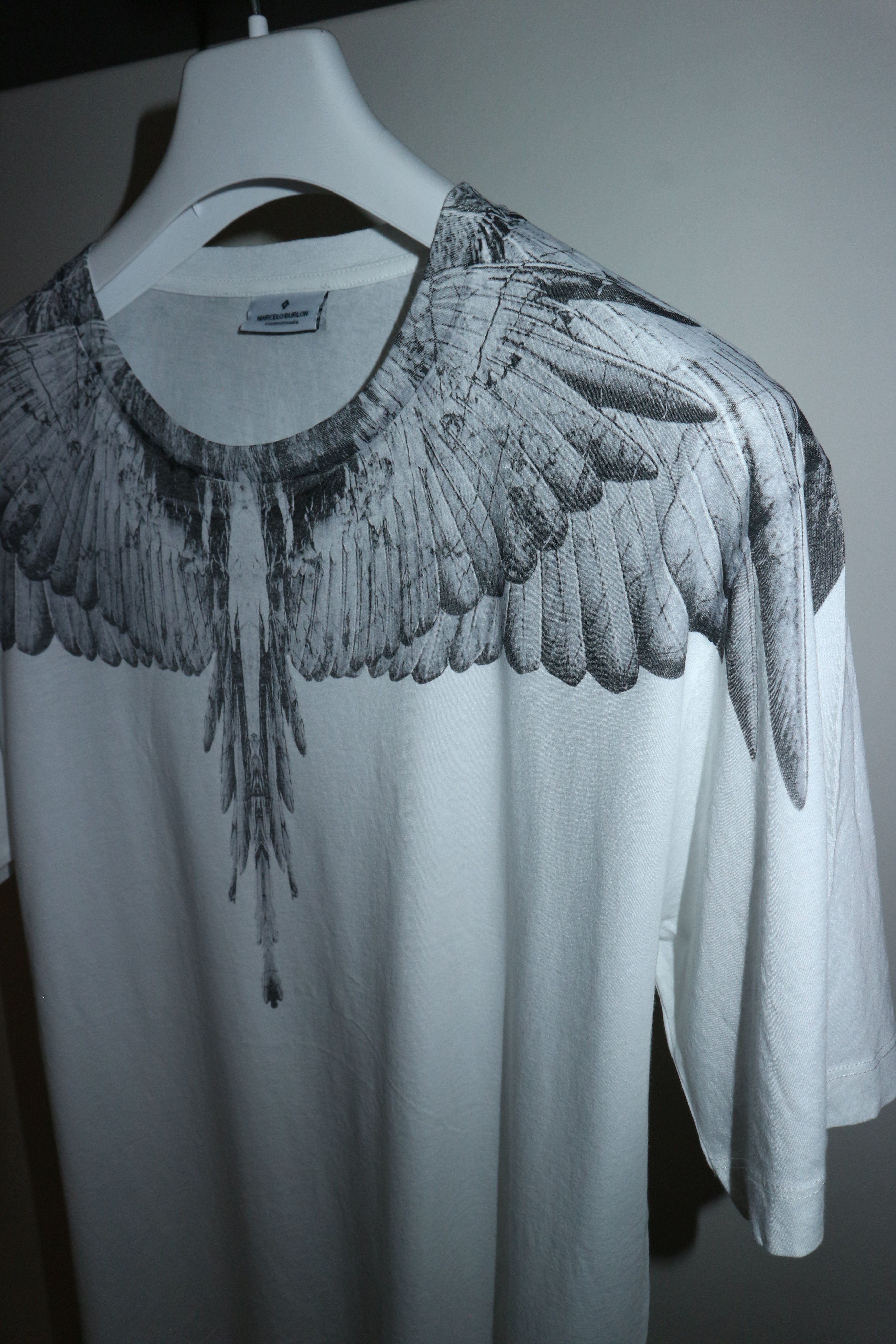Marcelo Burlon Alas print oversized tshirt Size US XS / EU 42 / 0 - 2 Thumbnail