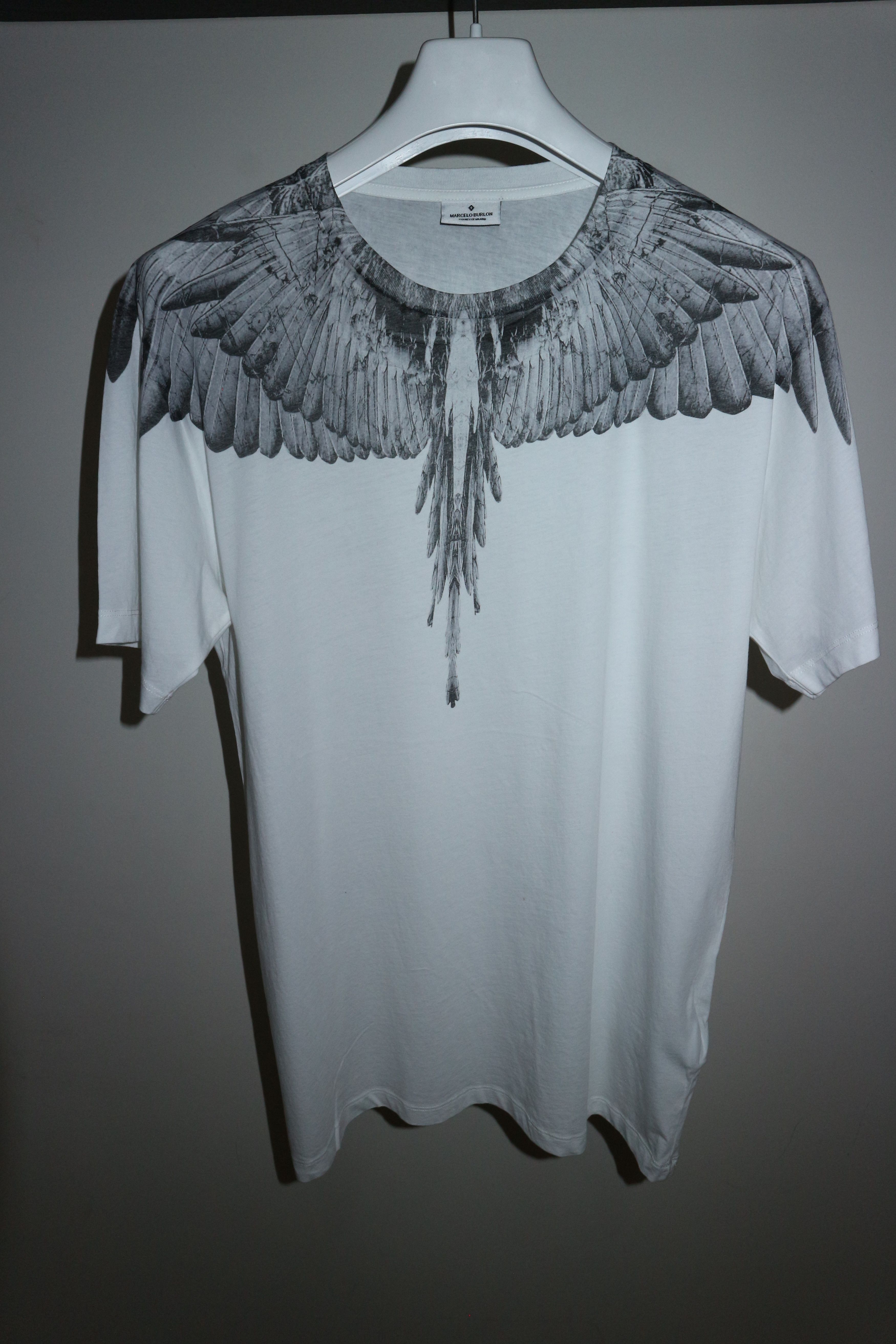 Marcelo Burlon Alas print oversized tshirt Size US XS / EU 42 / 0 - 1 Thumbnail