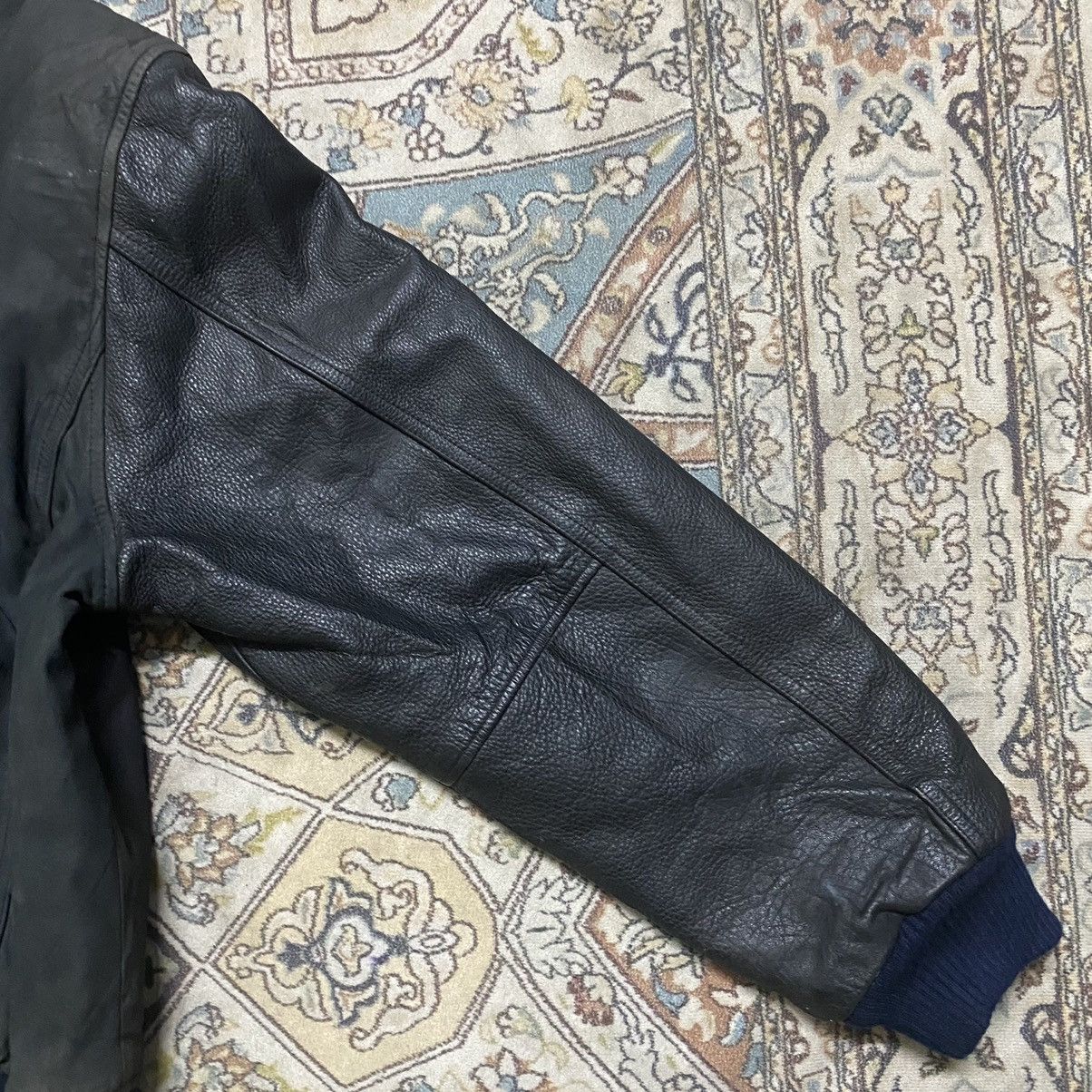 Japanese Brand Vintage Mr.Junko Leather Jacket Patina Size US L / EU 52-54 / 3 - 12 Thumbnail