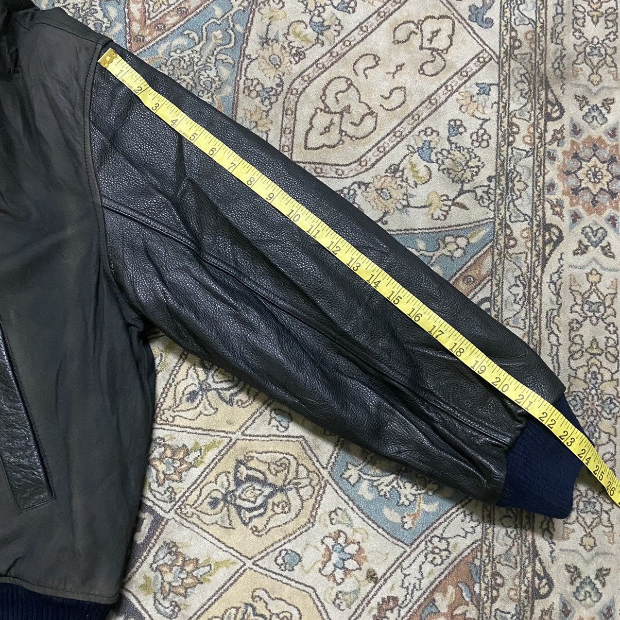 Japanese Brand Vintage Mr.Junko Leather Jacket Patina Size US L / EU 52-54 / 3 - 19 Thumbnail