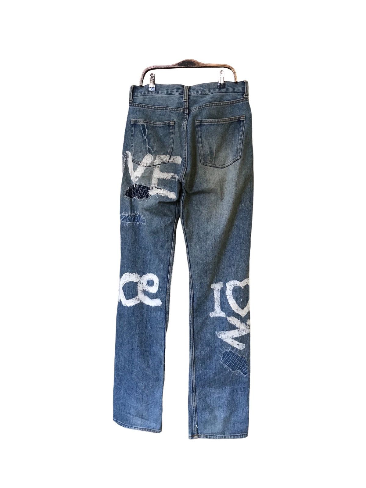 If Six Was Nine Japanese Brand Patchwork Inspired by Kapital Jeans Size US 30 / EU 46 - 13 Thumbnail