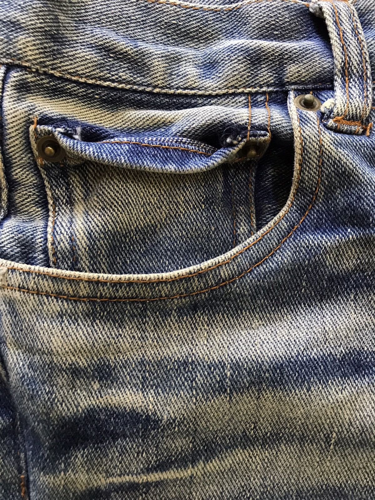 If Six Was Nine Japanese Brand Patchwork Inspired by Kapital Jeans Size US 30 / EU 46 - 6 Thumbnail