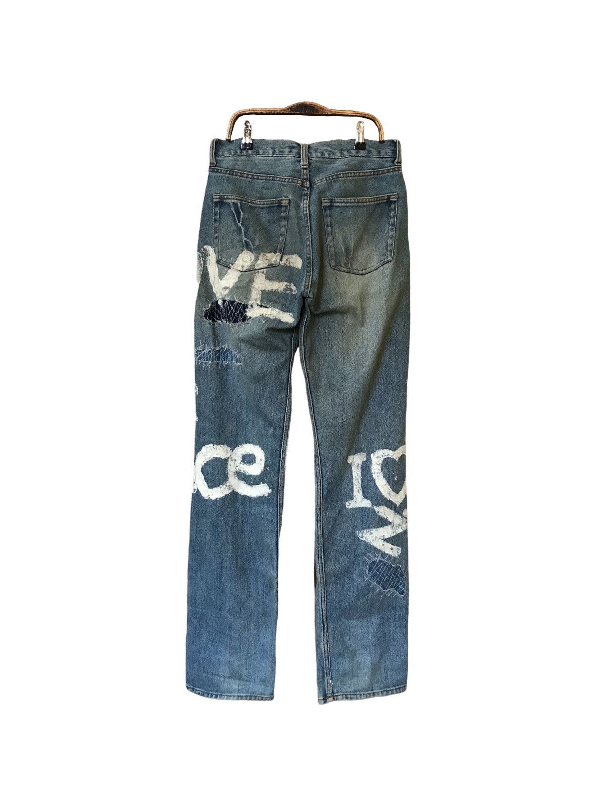 If Six Was Nine Japanese Brand Patchwork Inspired by Kapital Jeans Size US 30 / EU 46 - 12 Thumbnail