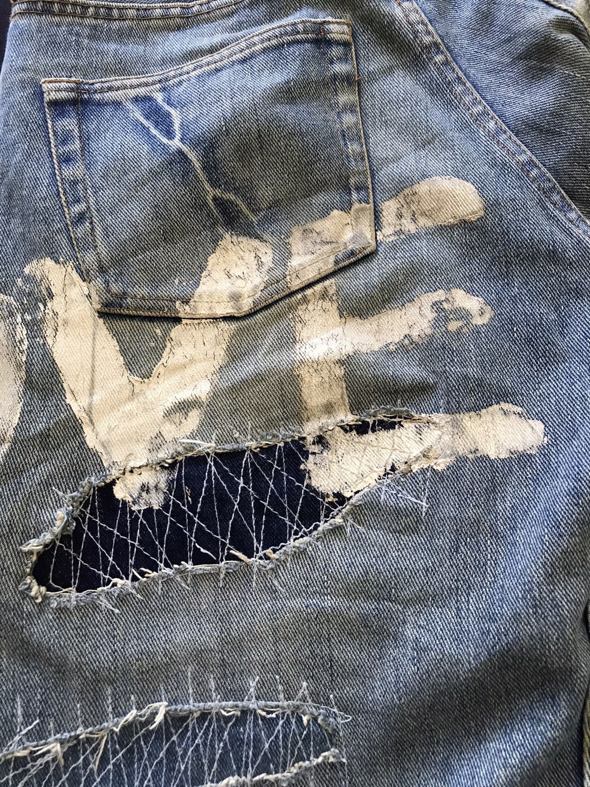 If Six Was Nine Japanese Brand Patchwork Inspired by Kapital Jeans Size US 30 / EU 46 - 14 Thumbnail