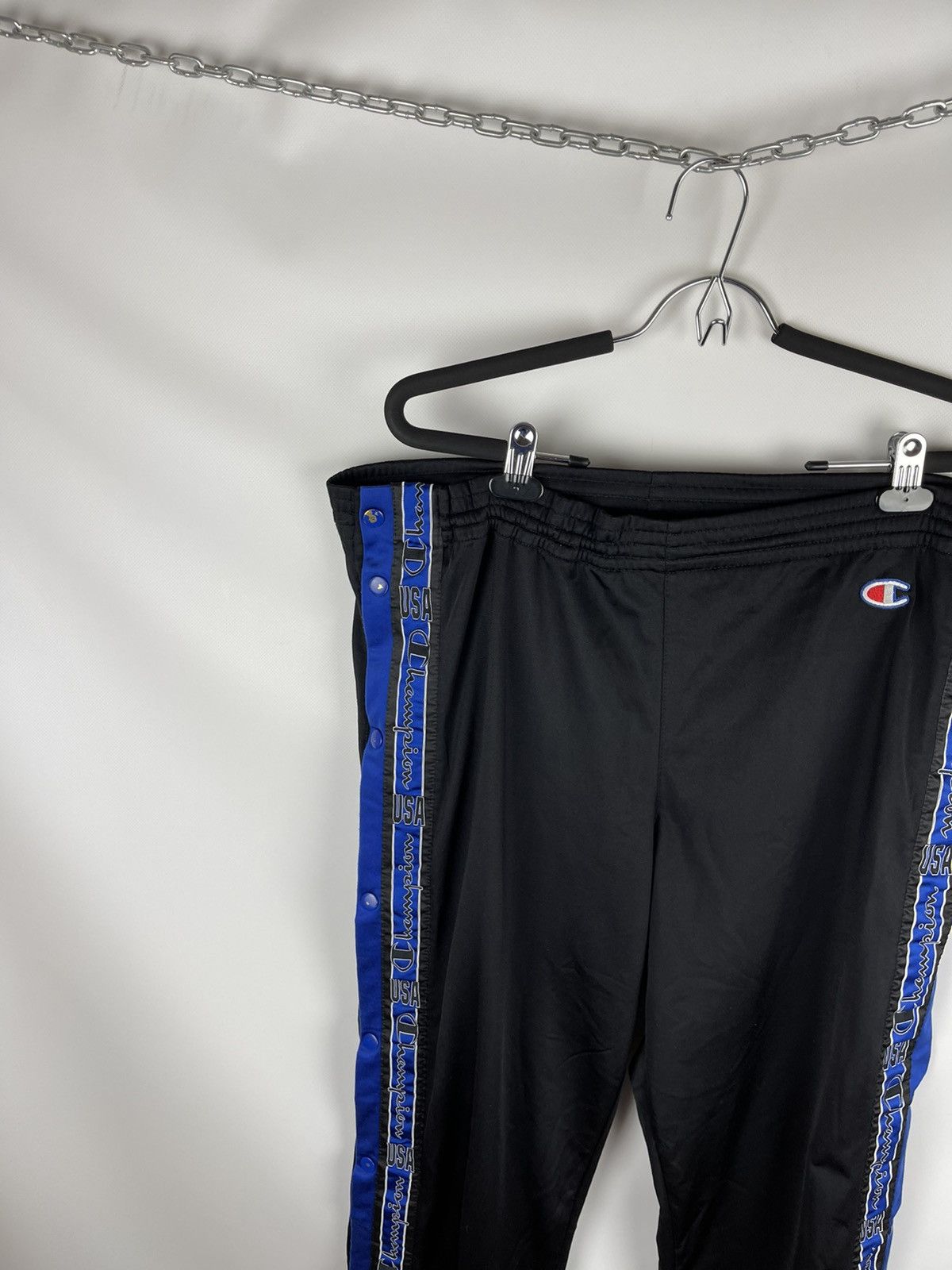 Champion Champion USA vintage rare track pants with stripes logo Size US 38 / EU 54 - 2 Thumbnail