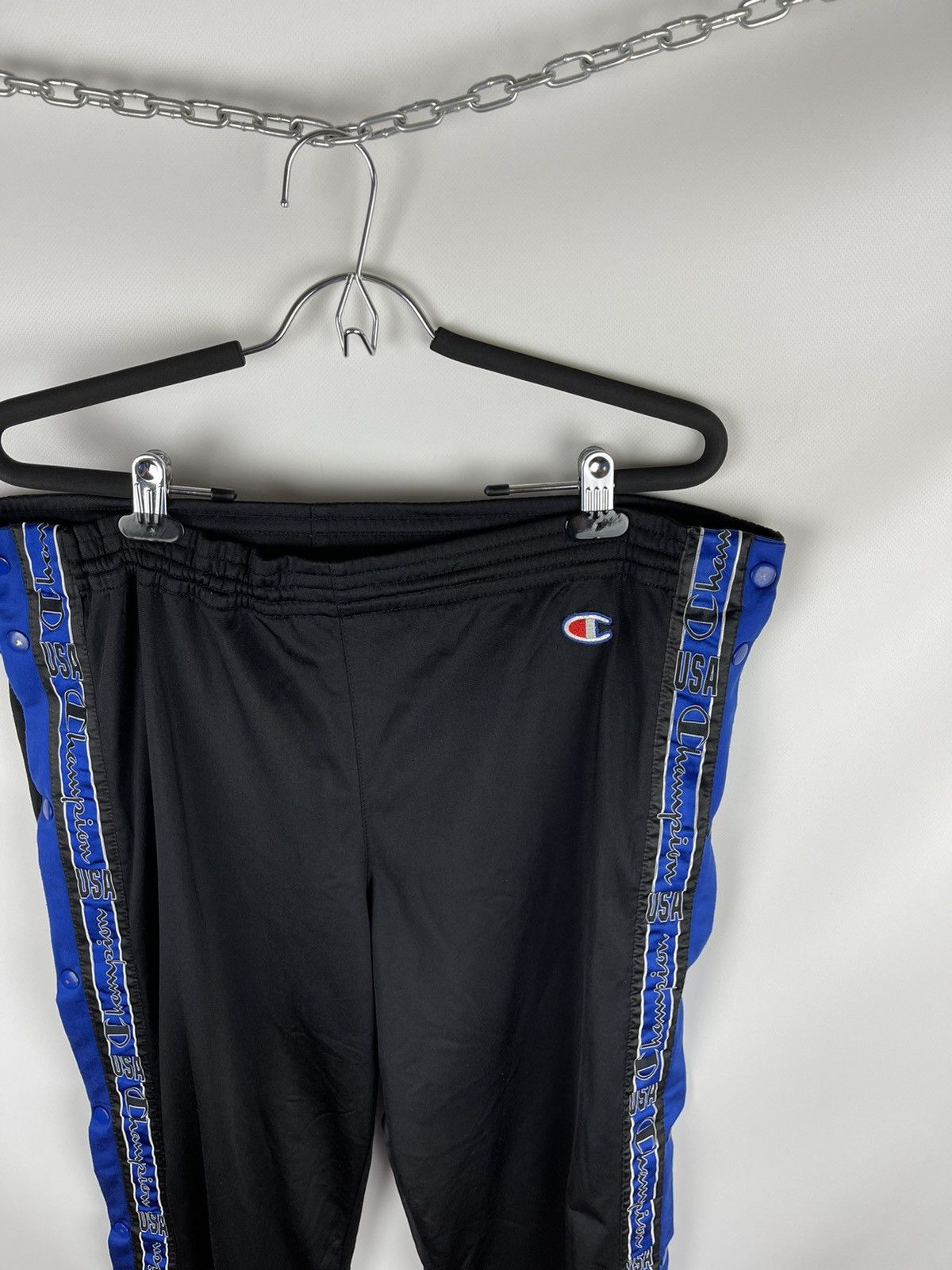Champion Champion USA vintage rare track pants with stripes logo Size US 38 / EU 54 - 6 Thumbnail