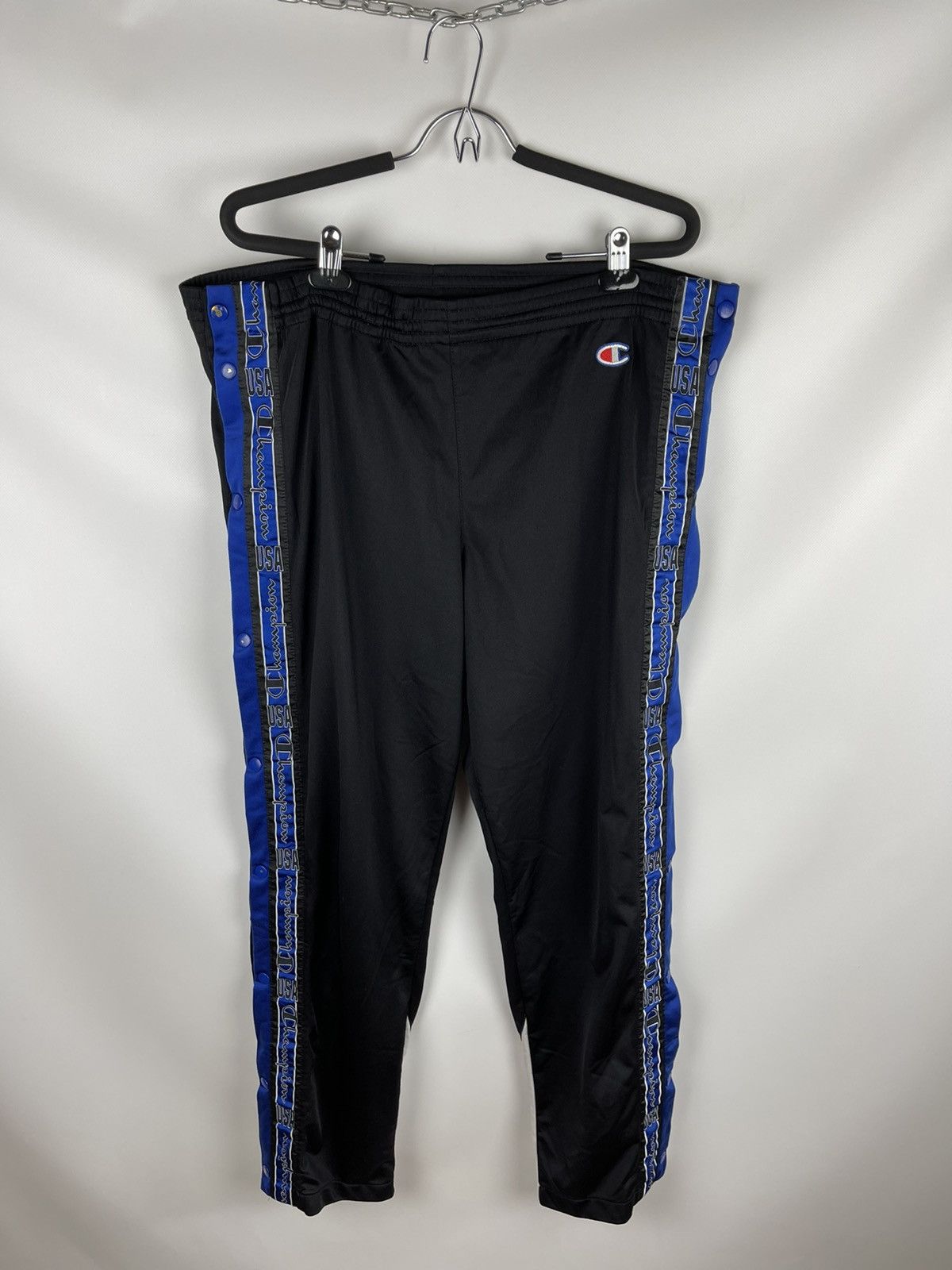 Champion Champion USA vintage rare track pants with stripes logo Size US 38 / EU 54 - 1 Thumbnail