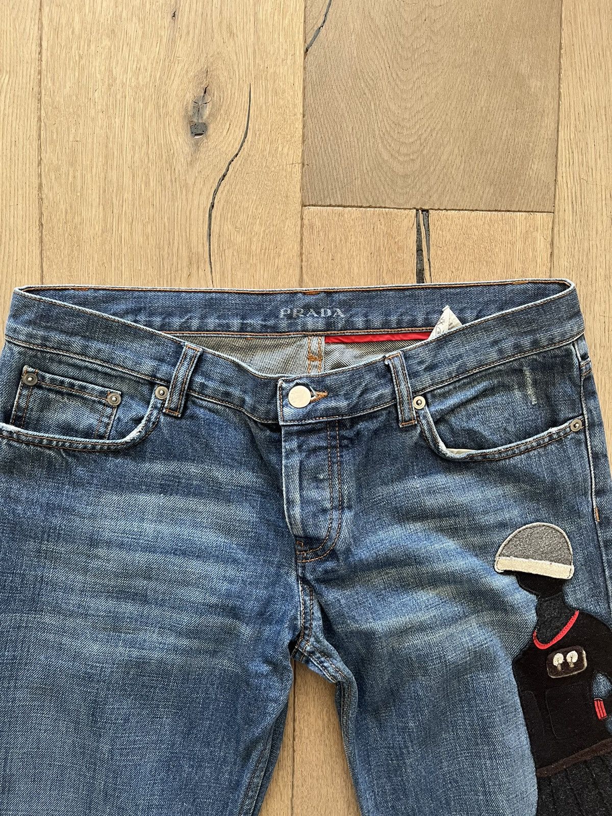 Prada Prada Ice Skating Girl Denim Size US 34 / EU 50 - 5 Thumbnail