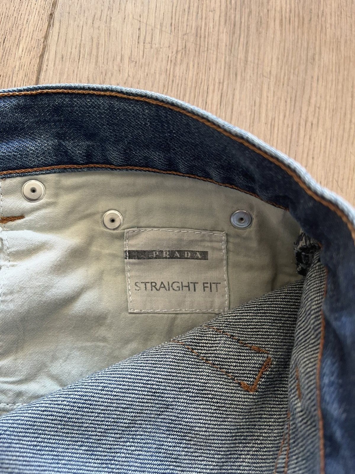 Prada Prada Ice Skating Girl Denim Size US 34 / EU 50 - 8 Thumbnail