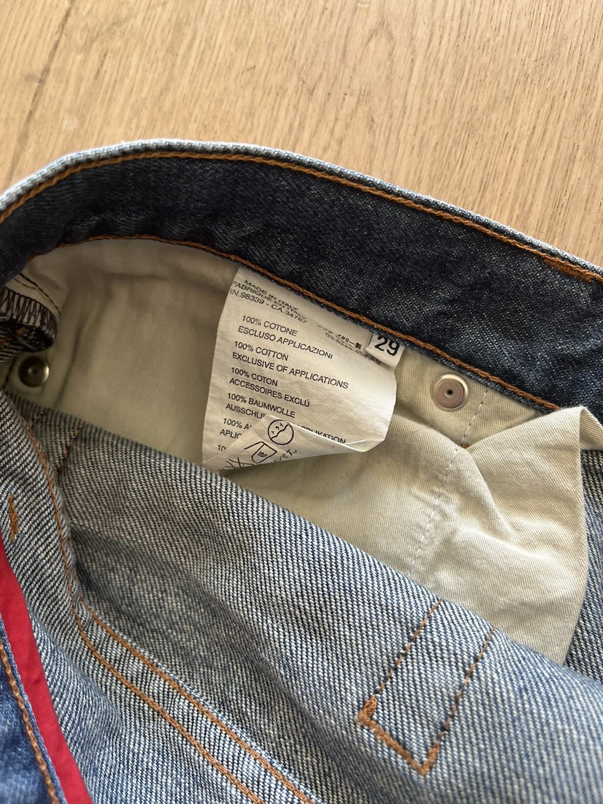 Prada Prada Ice Skating Girl Denim Size US 34 / EU 50 - 7 Thumbnail