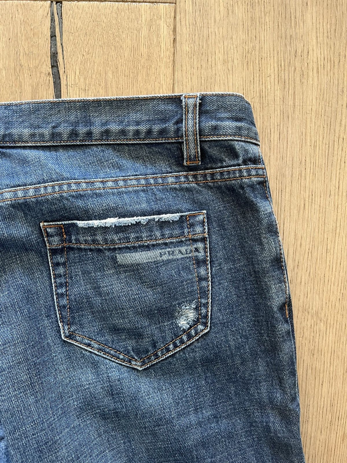 Prada Prada Ice Skating Girl Denim Size US 34 / EU 50 - 6 Thumbnail