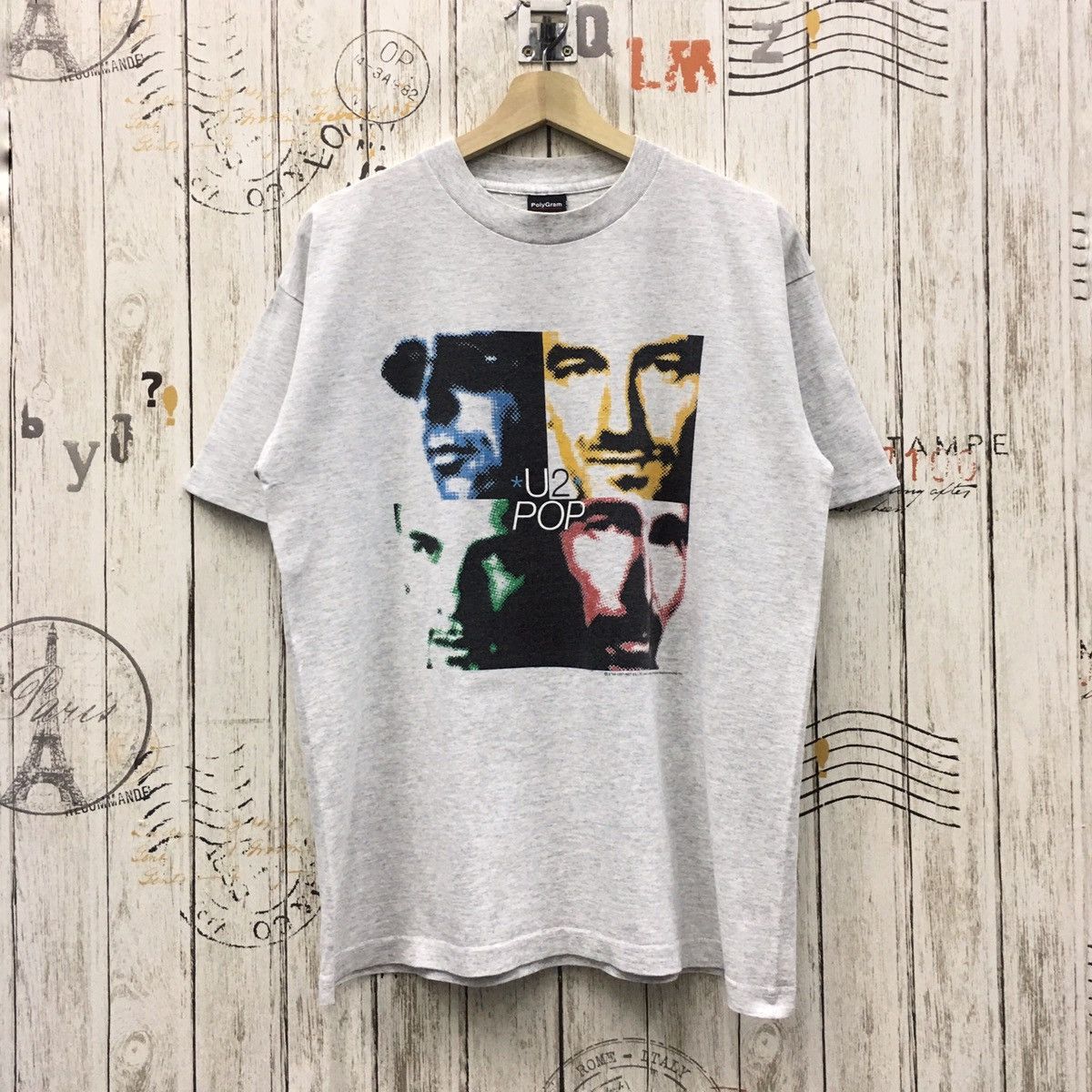 Rare Vintage 1997 U2 Pop Tour Tee