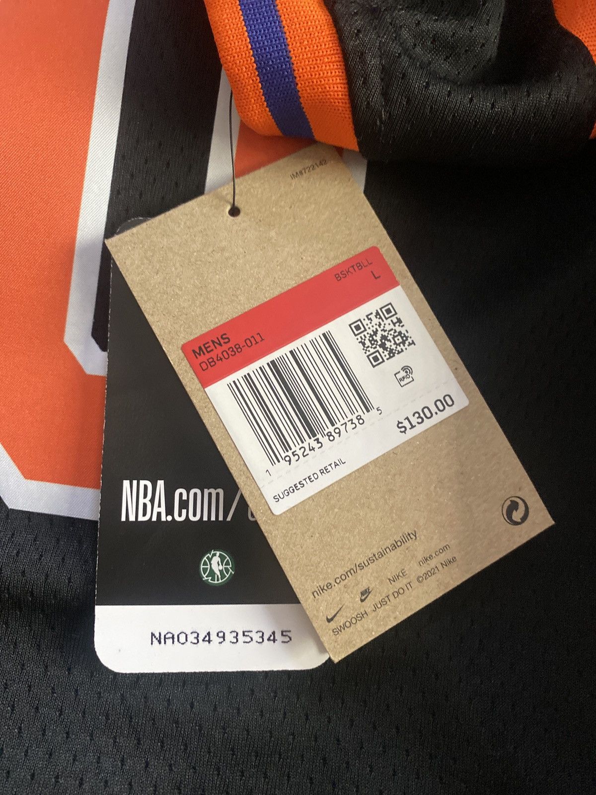 Nike New York Knicks City Edition Nike Dri-Fit Swingman Jersey Size US M / EU 48-50 / 2 - 5 Preview