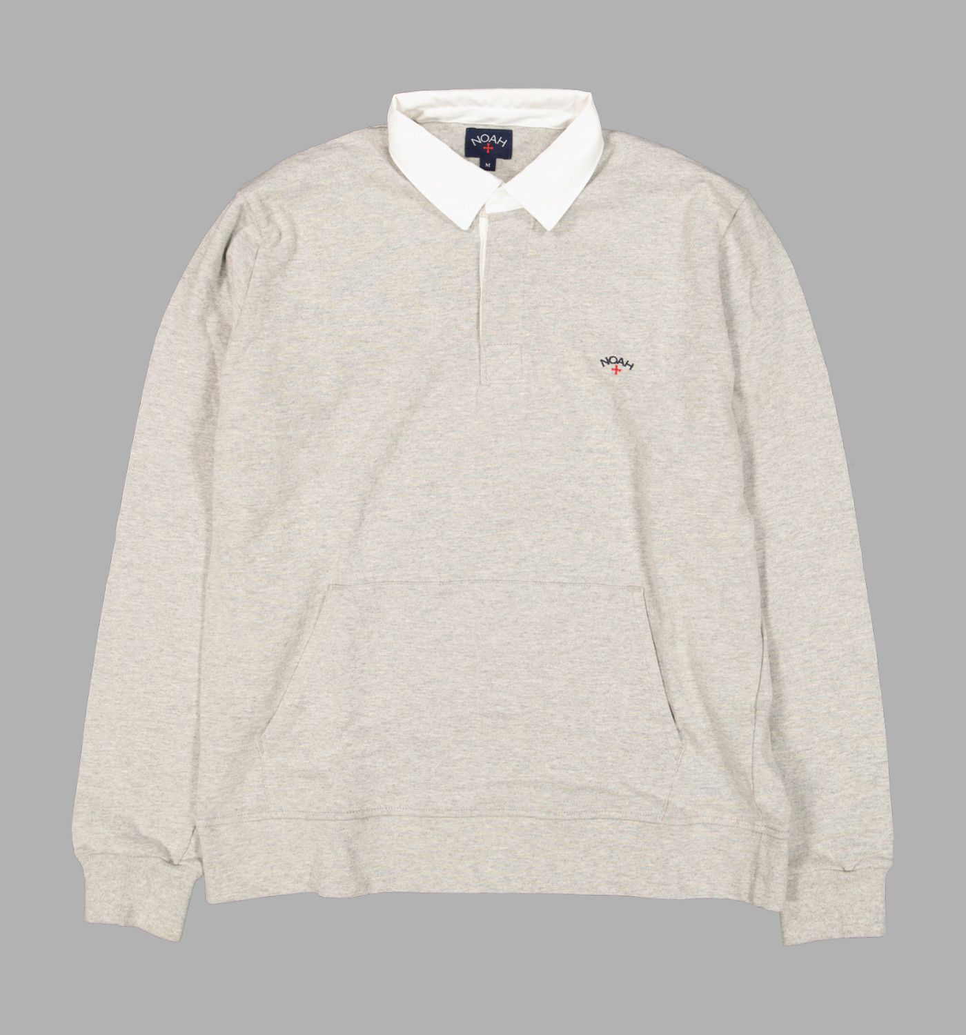 image of Noah Rugby Pullover in Ash, Men's (Size Medium)