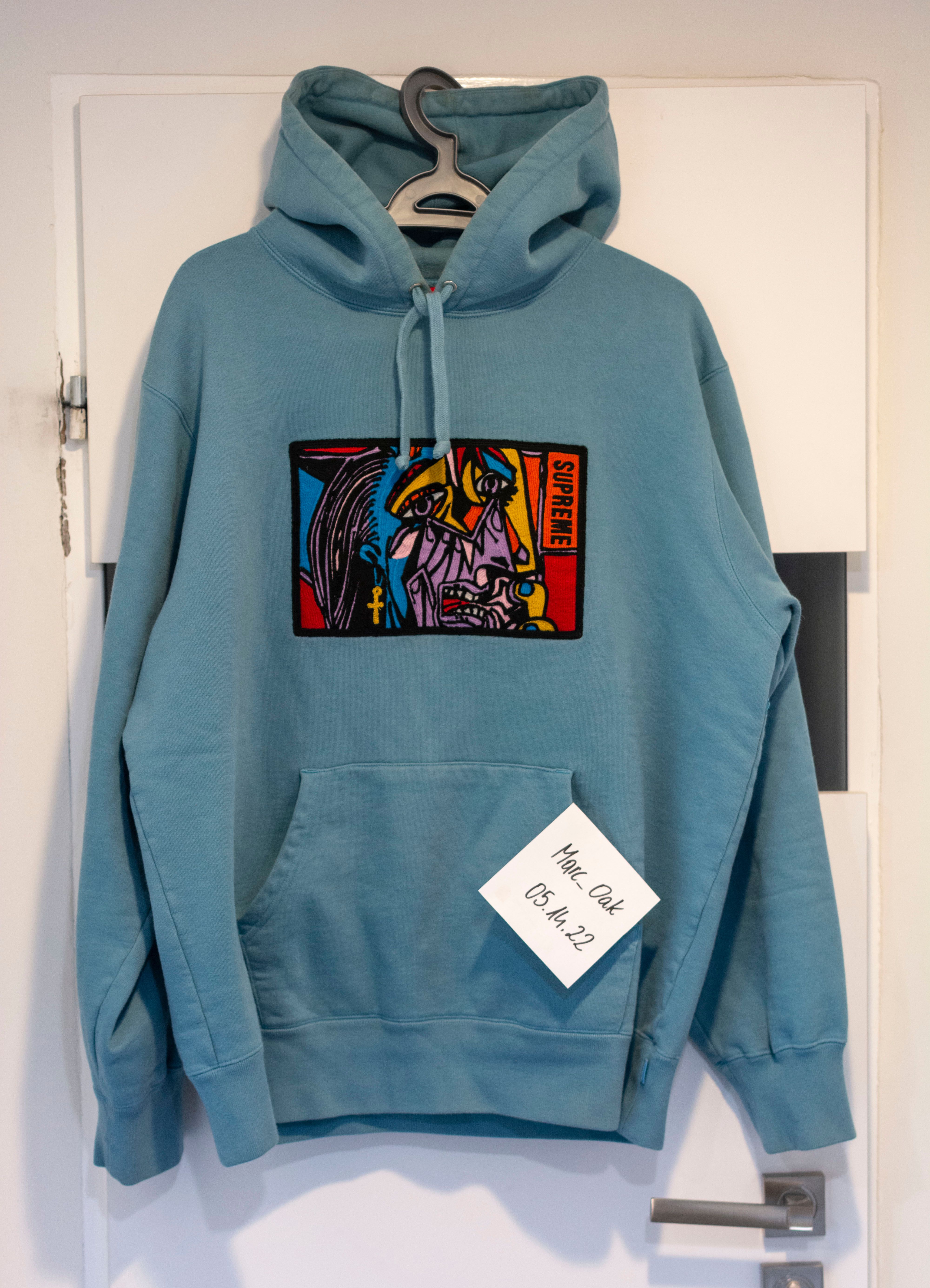 Supreme Supreme Chainstitch Hooded Sweatshirt Dusty Blue L | Grailed