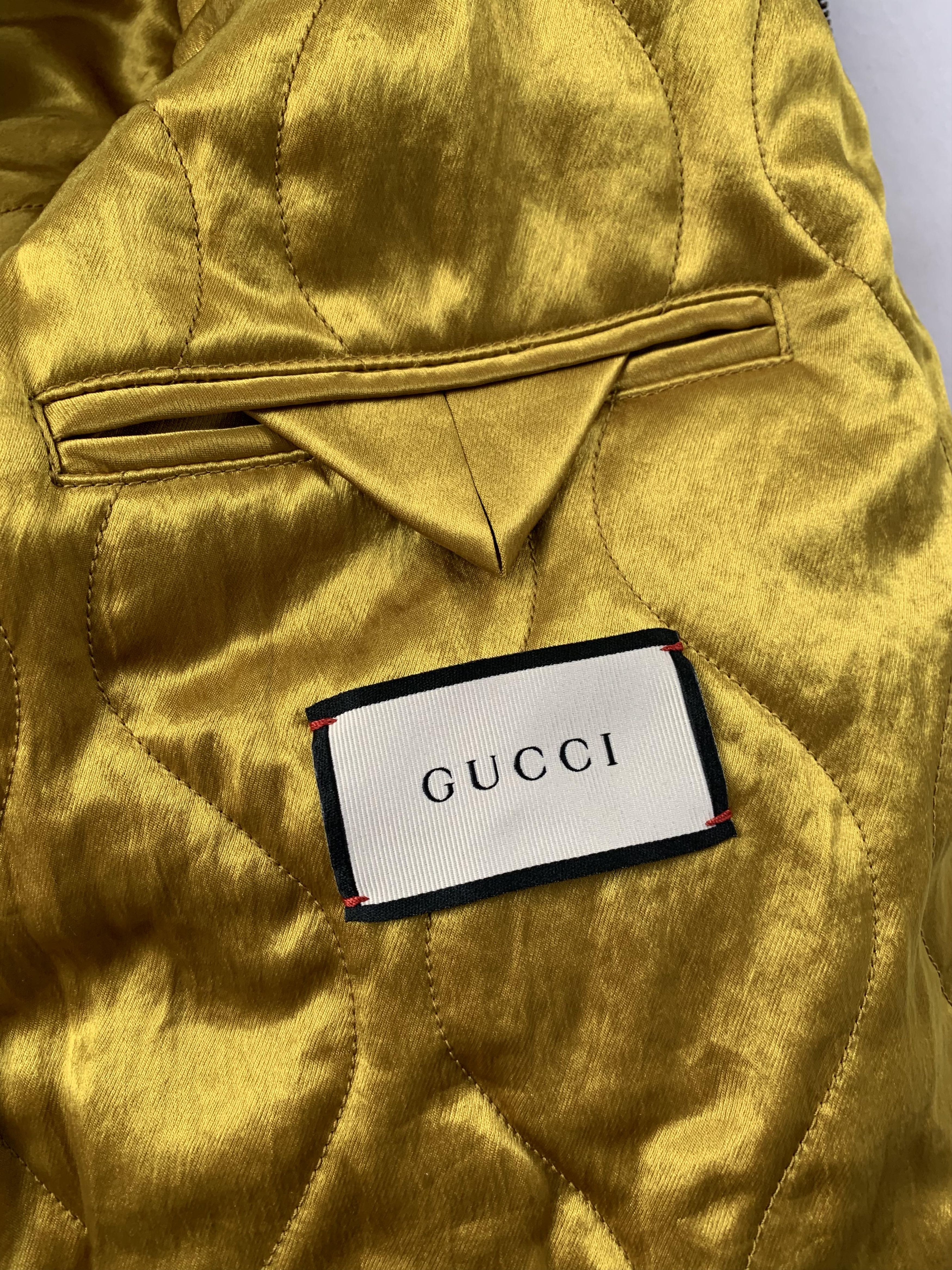 Gucci Gucci Bomber Jacket With Floral Garden Designs Size US L / EU 52-54 / 3 - 5 Thumbnail
