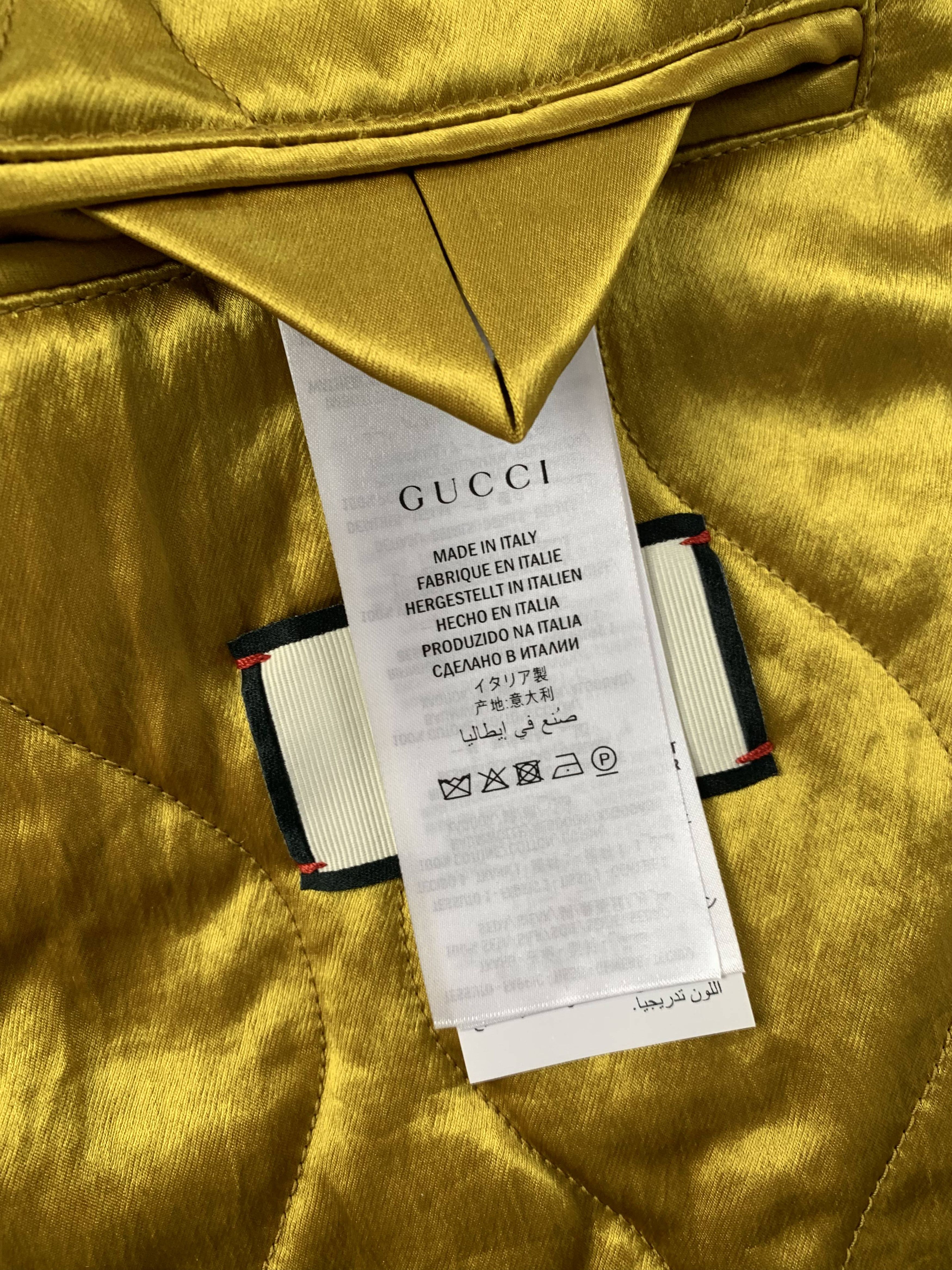 Gucci Gucci Bomber Jacket With Floral Garden Designs Size US L / EU 52-54 / 3 - 7 Thumbnail