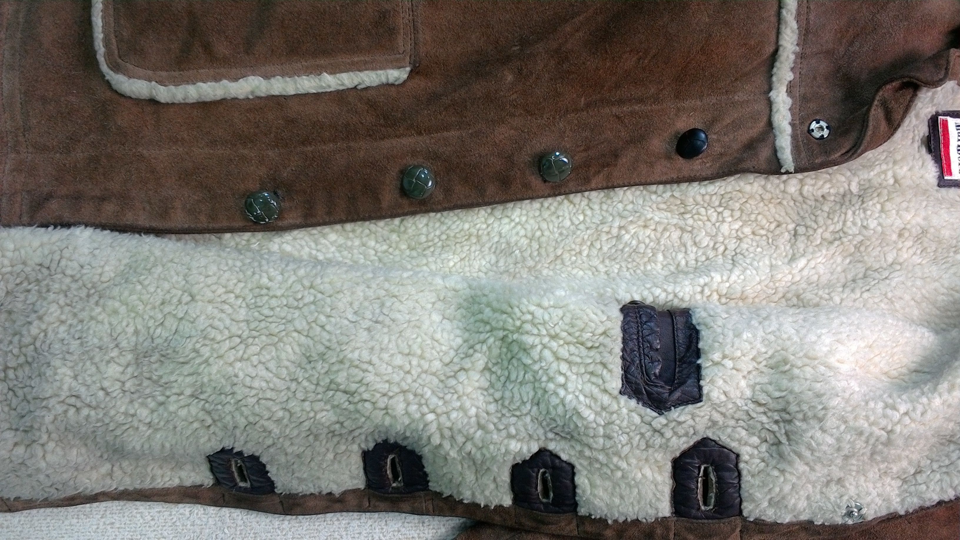 Other Marlboro Sherpa leather jacket Size US L / EU 52-54 / 3 - 8 Thumbnail