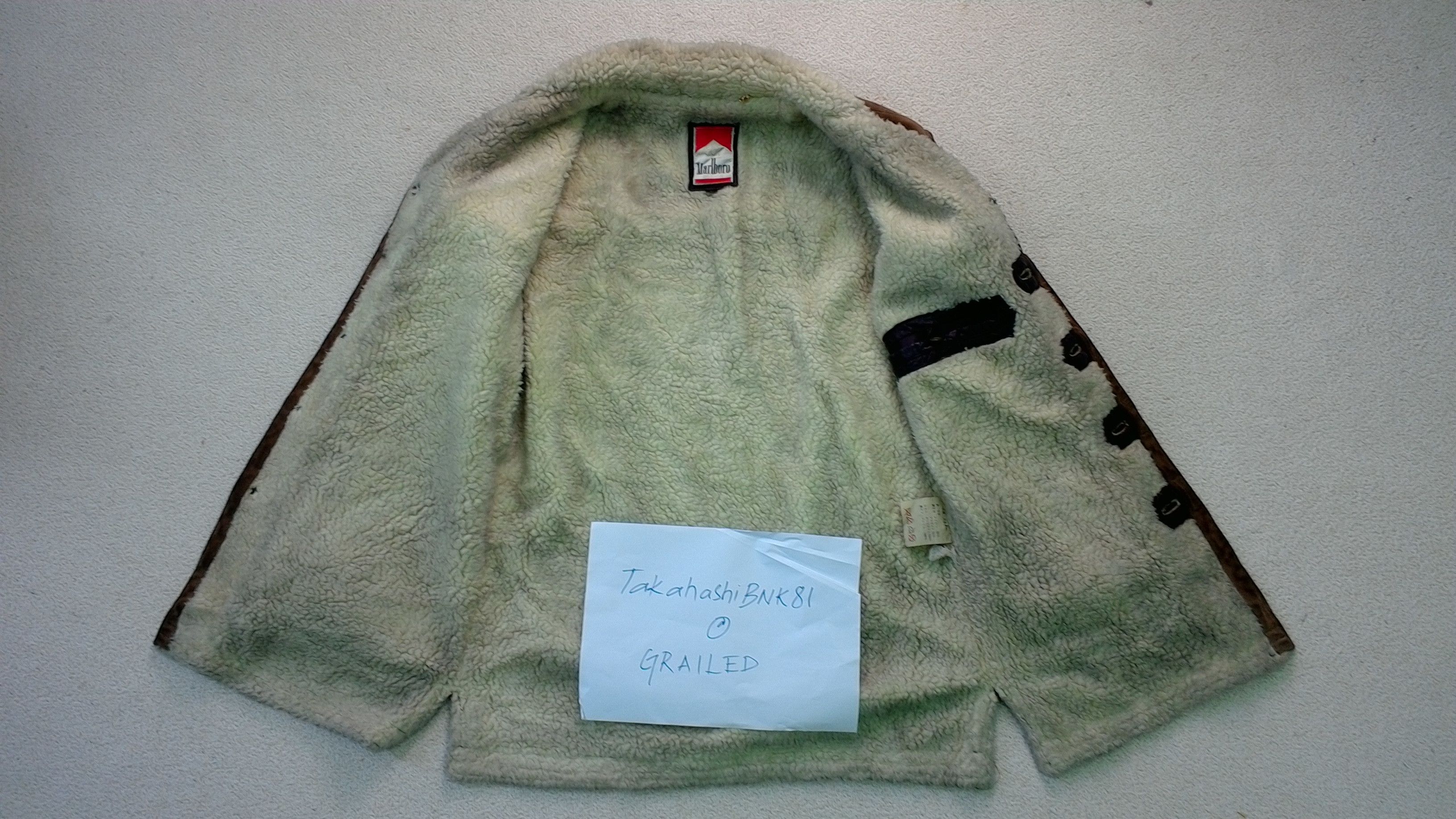 Other Marlboro Sherpa leather jacket Size US L / EU 52-54 / 3 - 7 Thumbnail