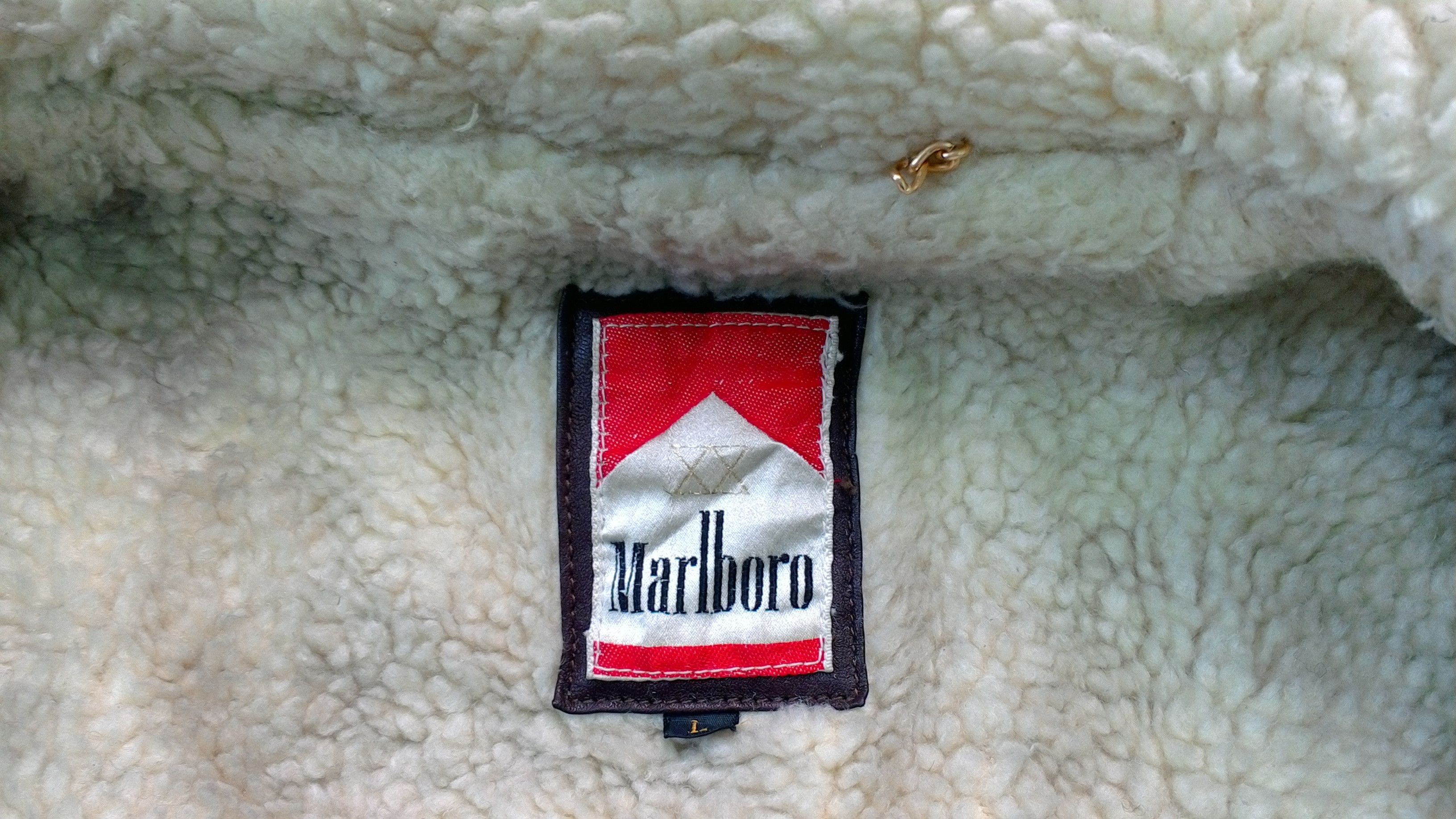 Other Marlboro Sherpa leather jacket Size US L / EU 52-54 / 3 - 5 Thumbnail