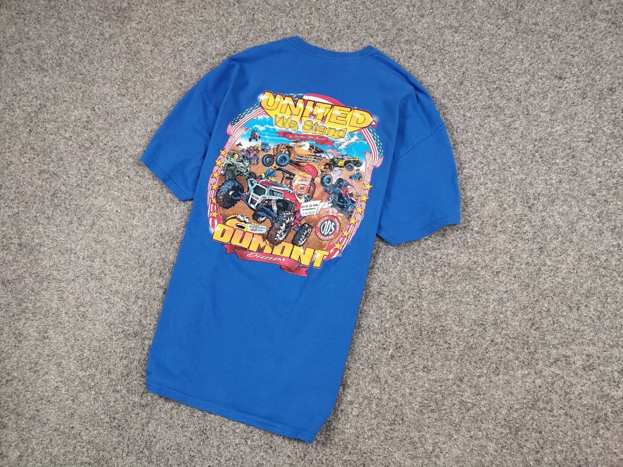 Vintage Vintage United We Stand President Donald Trump Trust Tshirt Size US XL / EU 56 / 4 - 3 Thumbnail