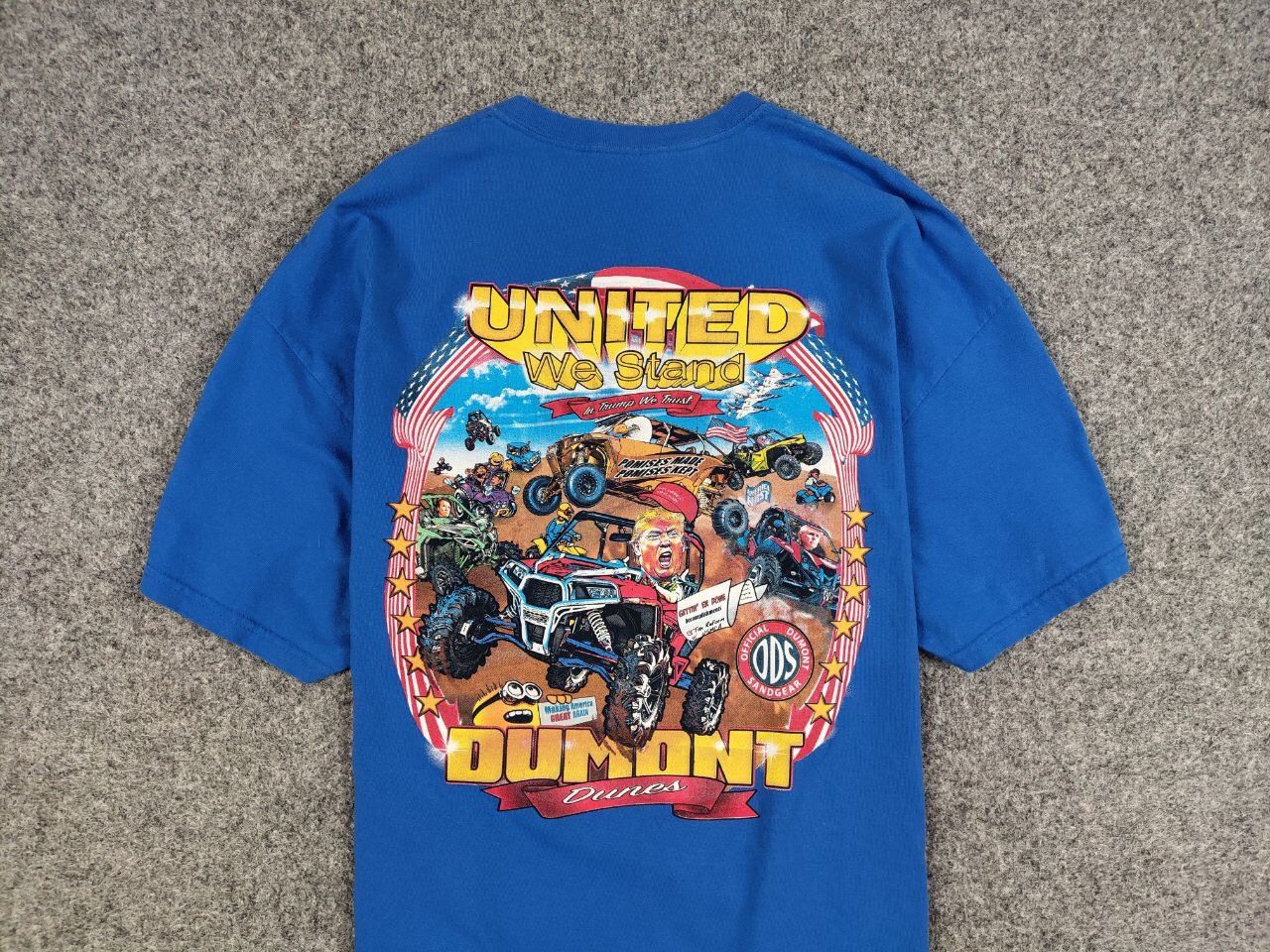 Vintage Vintage United We Stand President Donald Trump Trust Tshirt Size US XL / EU 56 / 4 - 7 Thumbnail