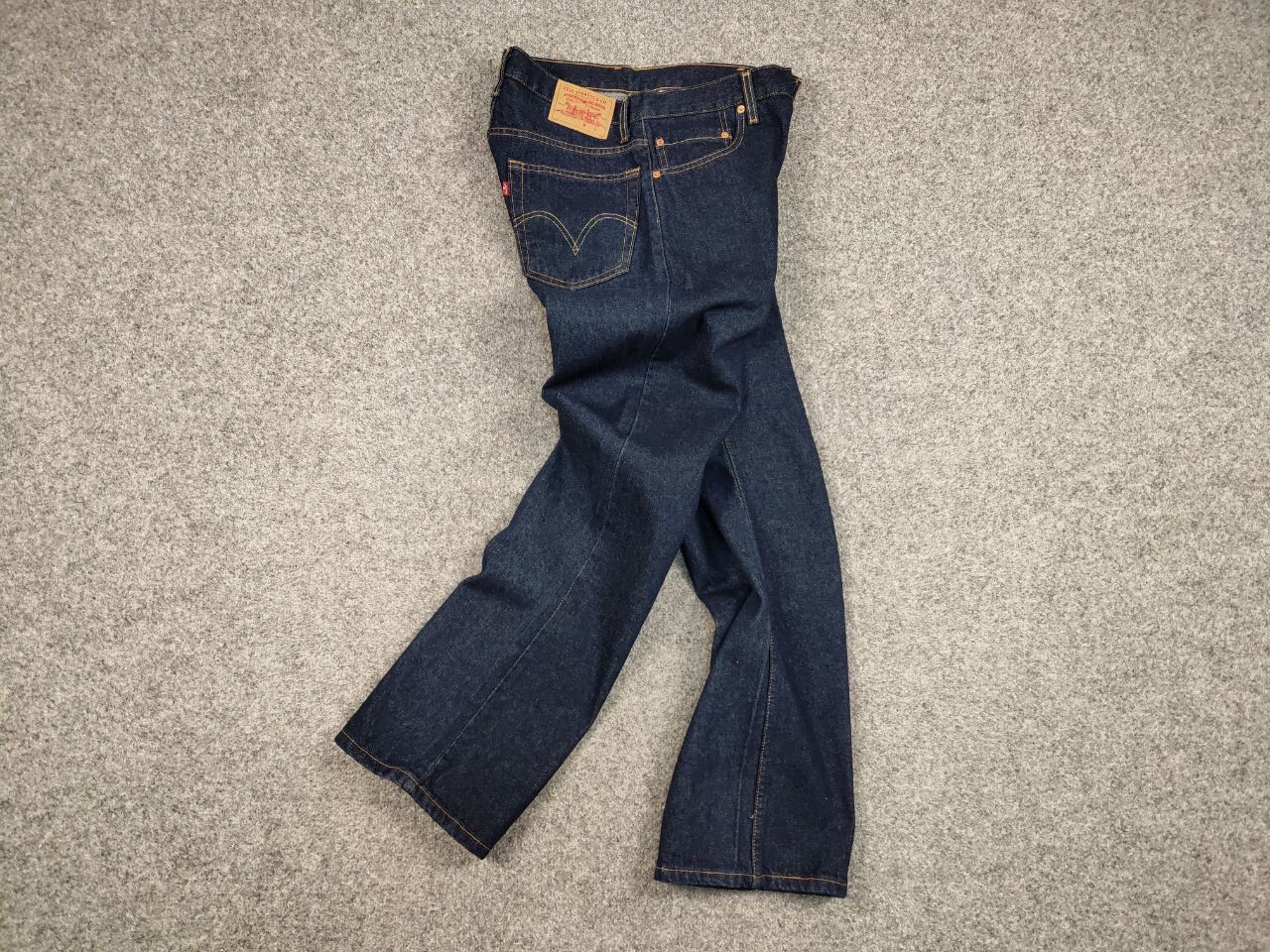 Levi's Vintage 90s Levis 505 Blue Classic Denim Jeans Made Canada Size US 33 - 16 Thumbnail