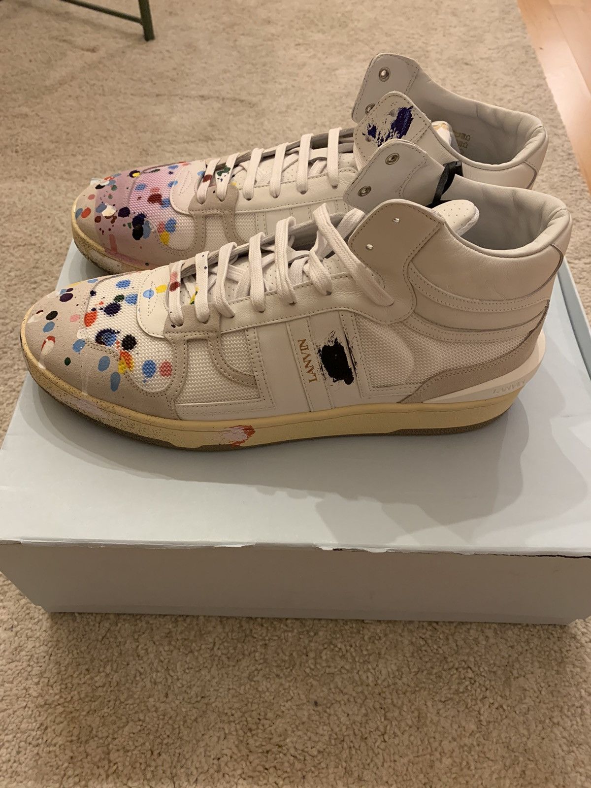 Lanvin Multicolor high top | Grailed
