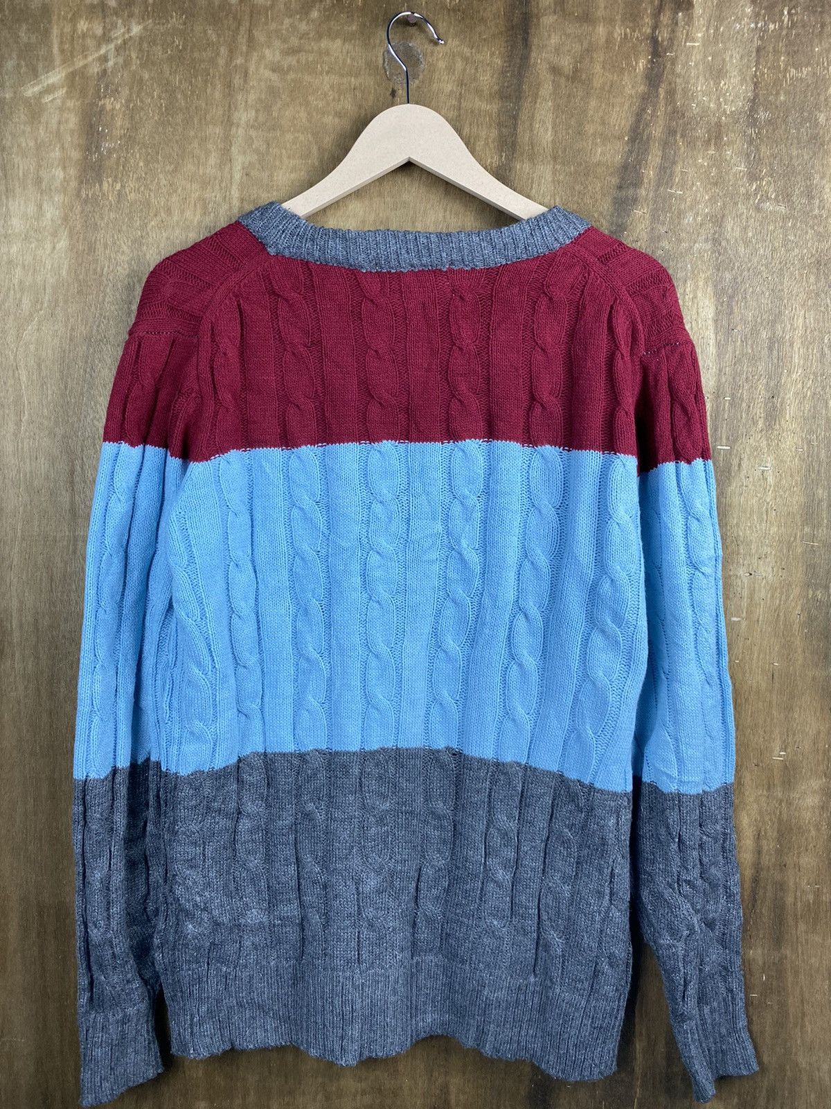 Homespun Knitwear Big Company stripe cardigan japan Knitwear #Z001 Size US M / EU 48-50 / 2 - 10 Thumbnail