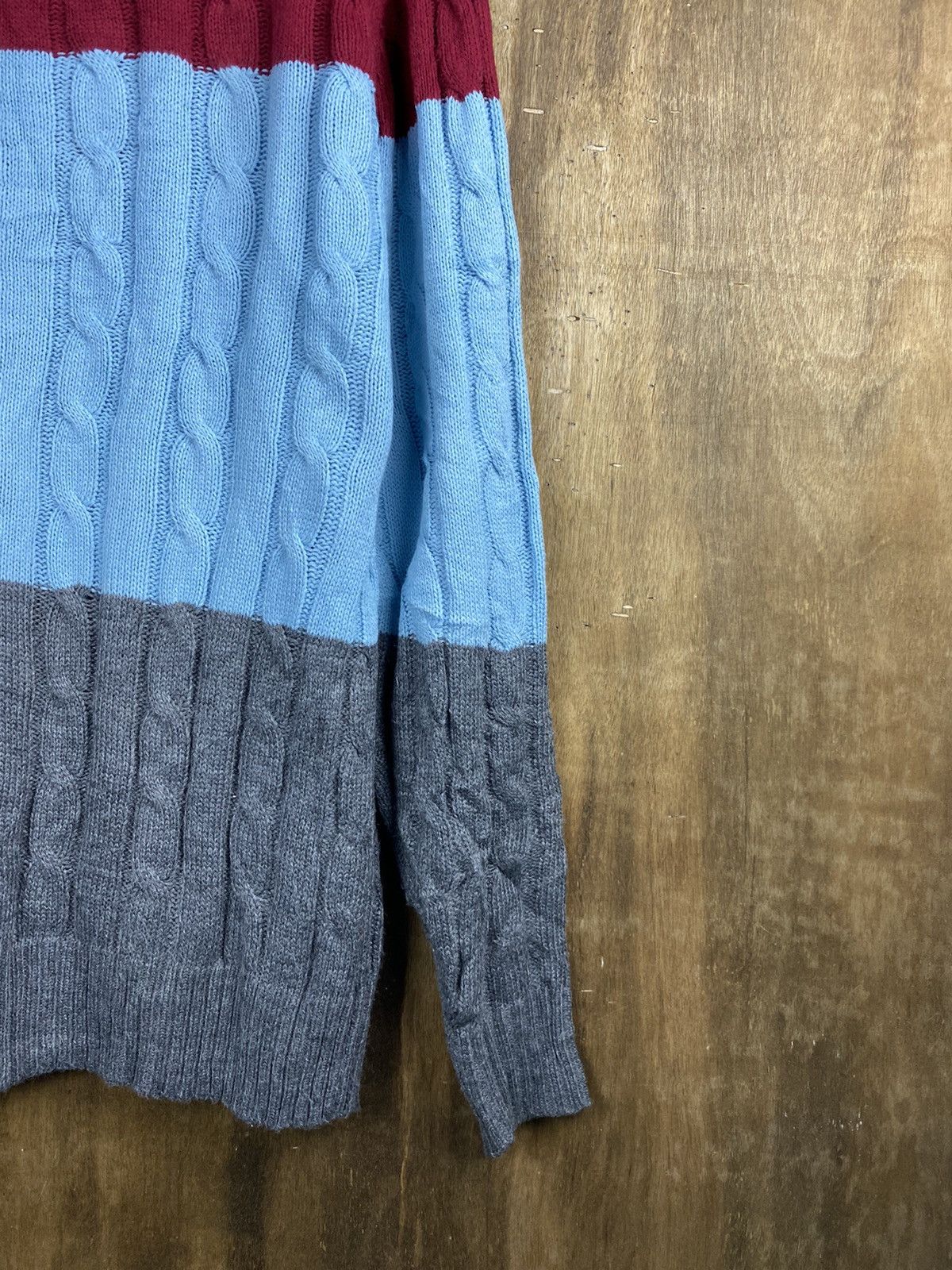 Homespun Knitwear Big Company stripe cardigan japan Knitwear #Z001 Size US M / EU 48-50 / 2 - 11 Thumbnail