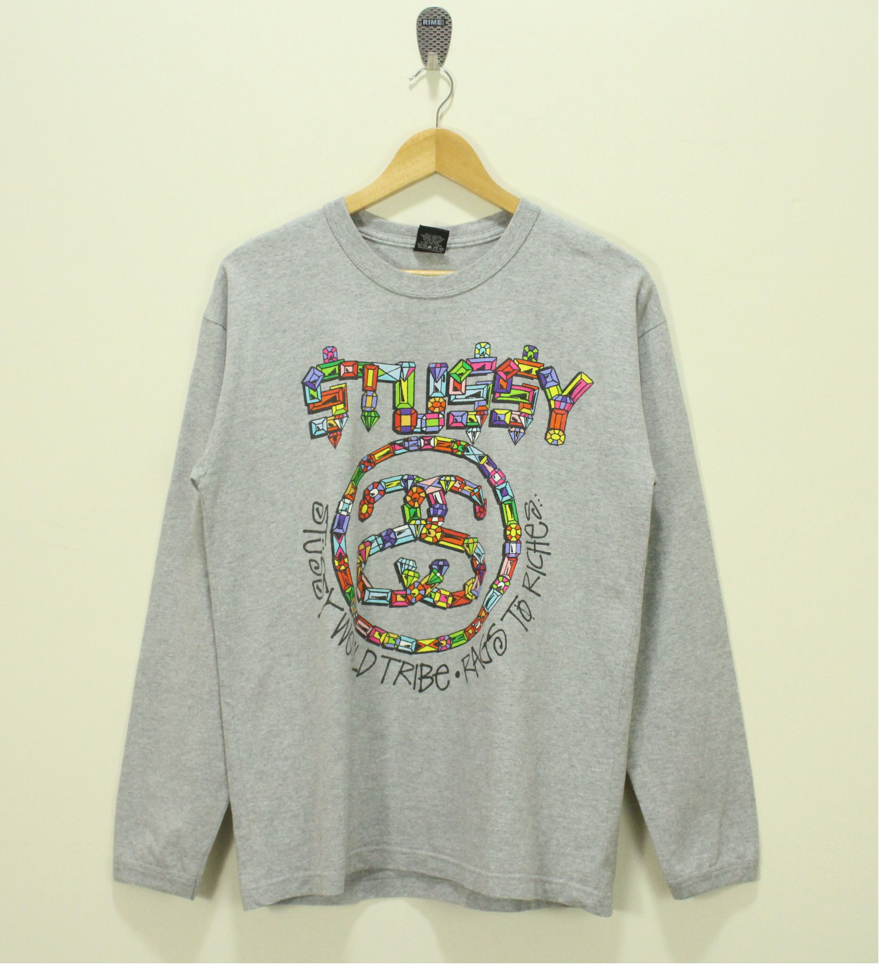 Stussy × Vintage STUSSY T Shirt Long Sleeve Stussy Japan Size US M / EU 48-50 / 2 - 1 Thumbnail