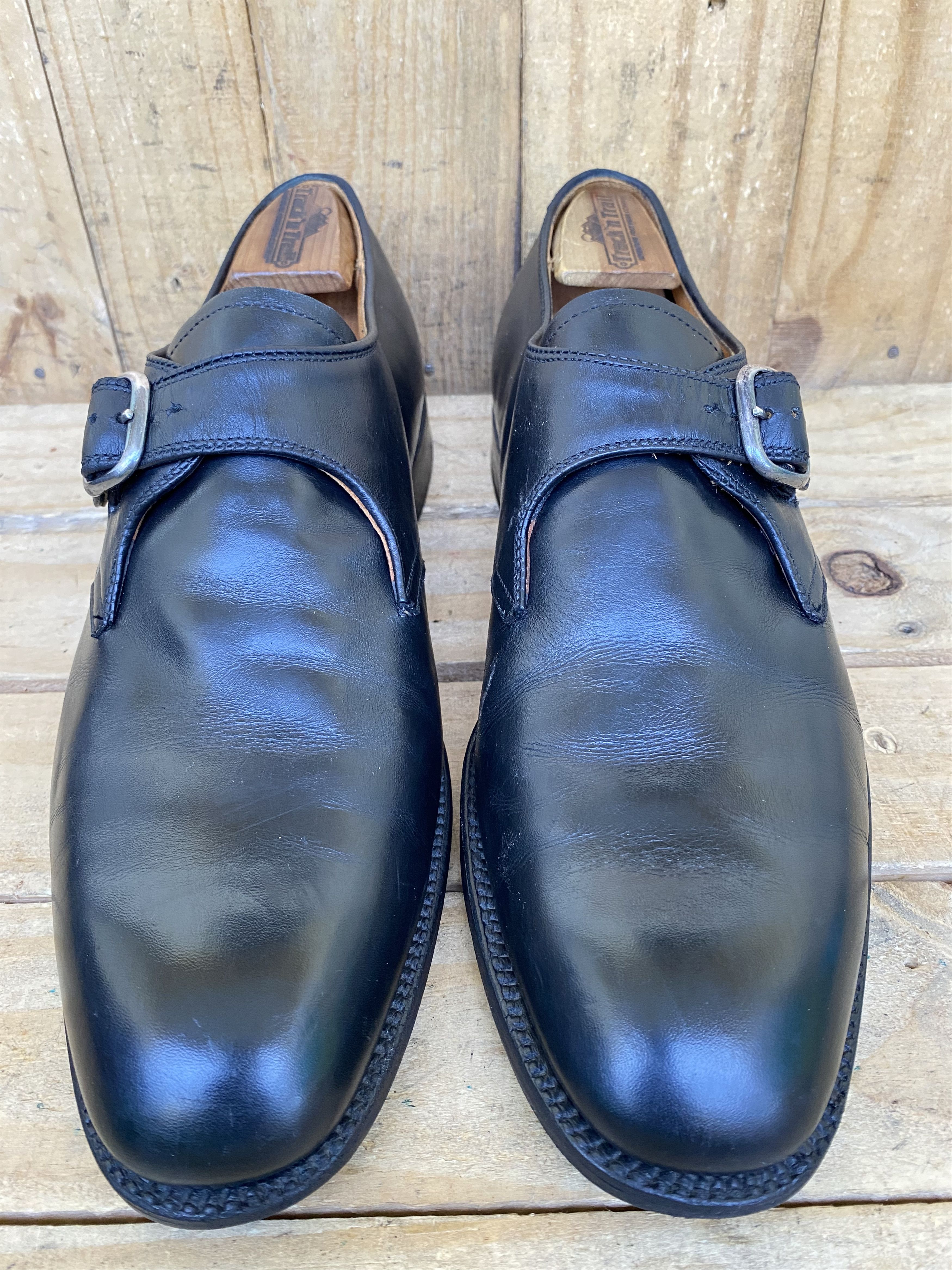 Alden Rare ALDEN 1577 Plaza Last Monk Strap Calfskin Handmade Size US 10.5 / EU 43-44 - 2 Thumbnail
