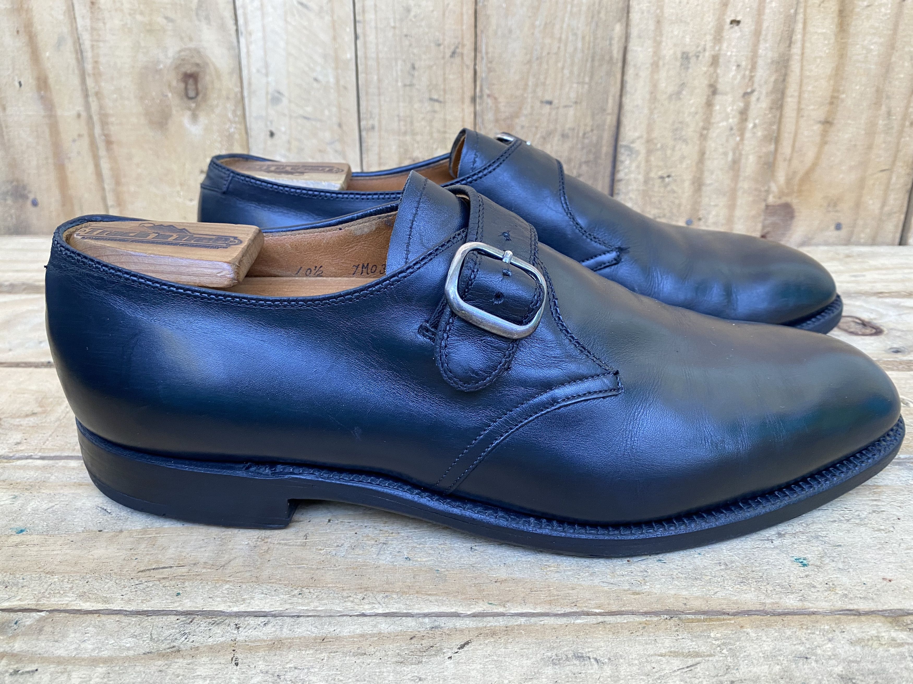 Alden Rare ALDEN 1577 Plaza Last Monk Strap Calfskin Handmade Size US 10.5 / EU 43-44 - 5 Thumbnail