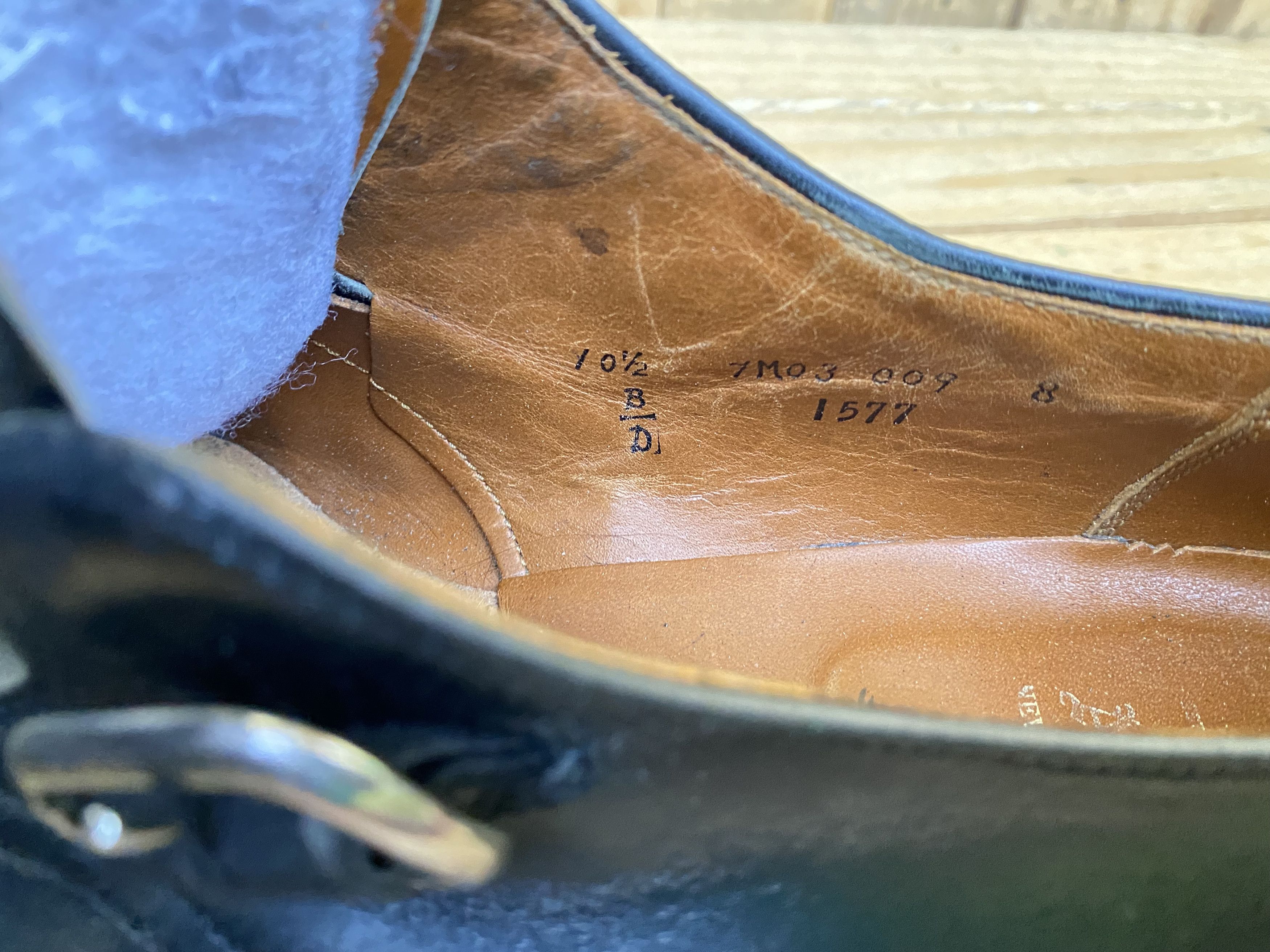 Alden Rare ALDEN 1577 Plaza Last Monk Strap Calfskin Handmade Size US 10.5 / EU 43-44 - 10 Thumbnail