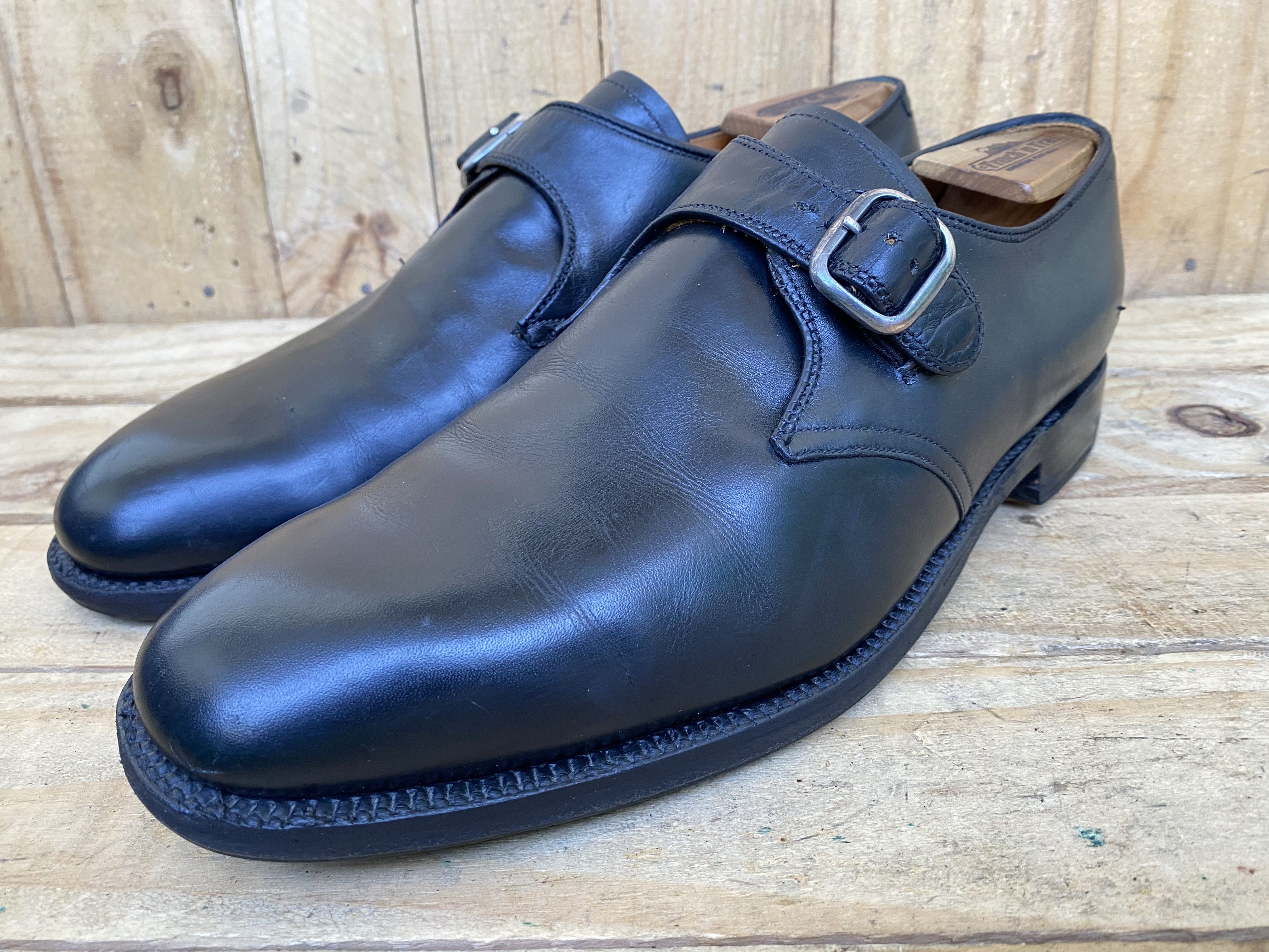 Alden Rare ALDEN 1577 Plaza Last Monk Strap Calfskin Handmade Size US 10.5 / EU 43-44 - 3 Thumbnail