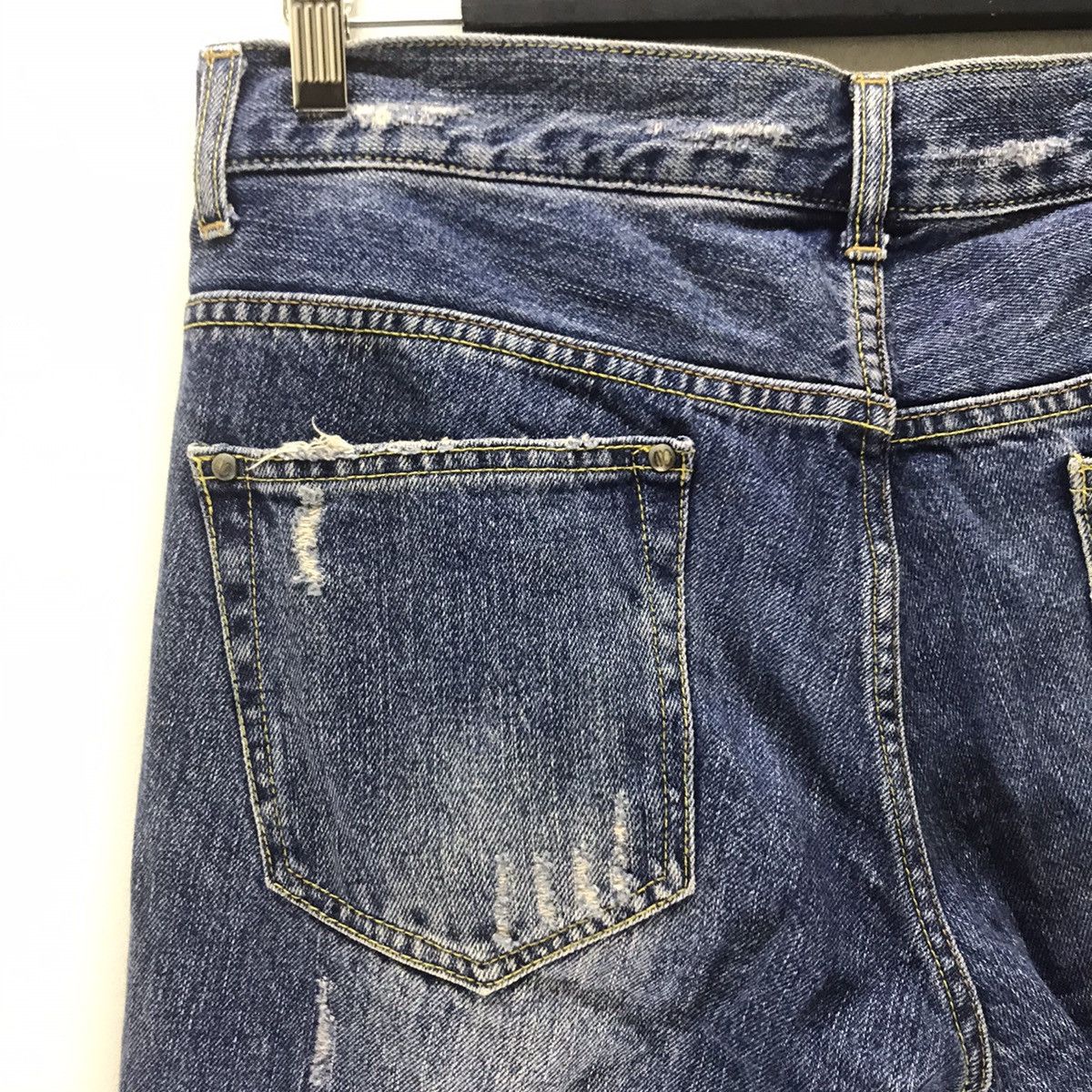 Japanese Brand Nicole Club For Men Distressed Denim Jeans Camo Patchwork Size US 31 - 11 Thumbnail