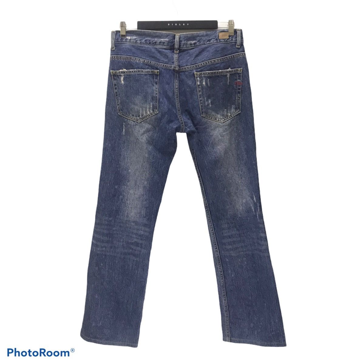 Japanese Brand Nicole Club For Men Distressed Denim Jeans Camo Patchwork Size US 31 - 2 Thumbnail