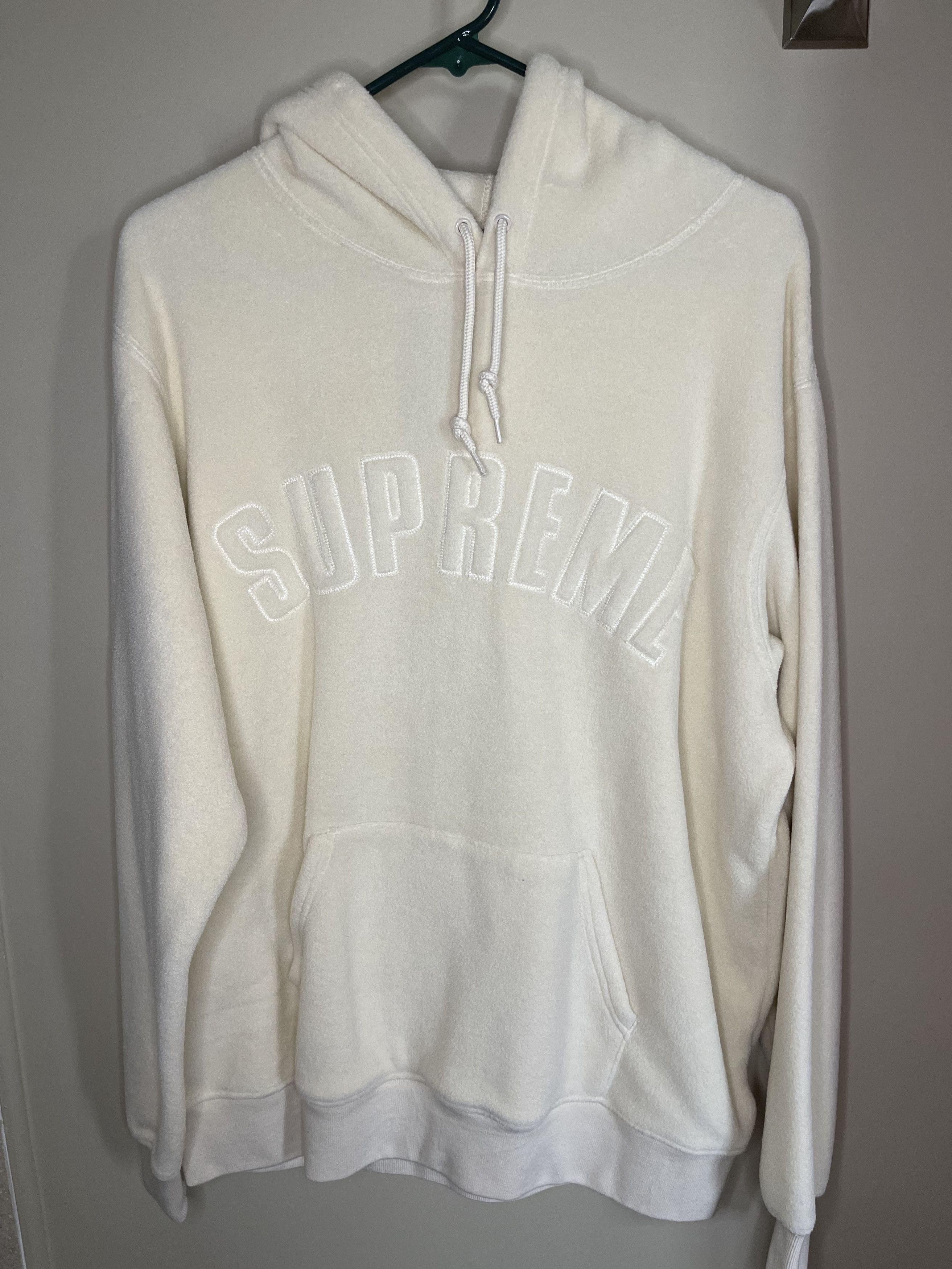 Supreme Supreme Polartec Hooded Sweatshirt (FW18) - Natural (L ...