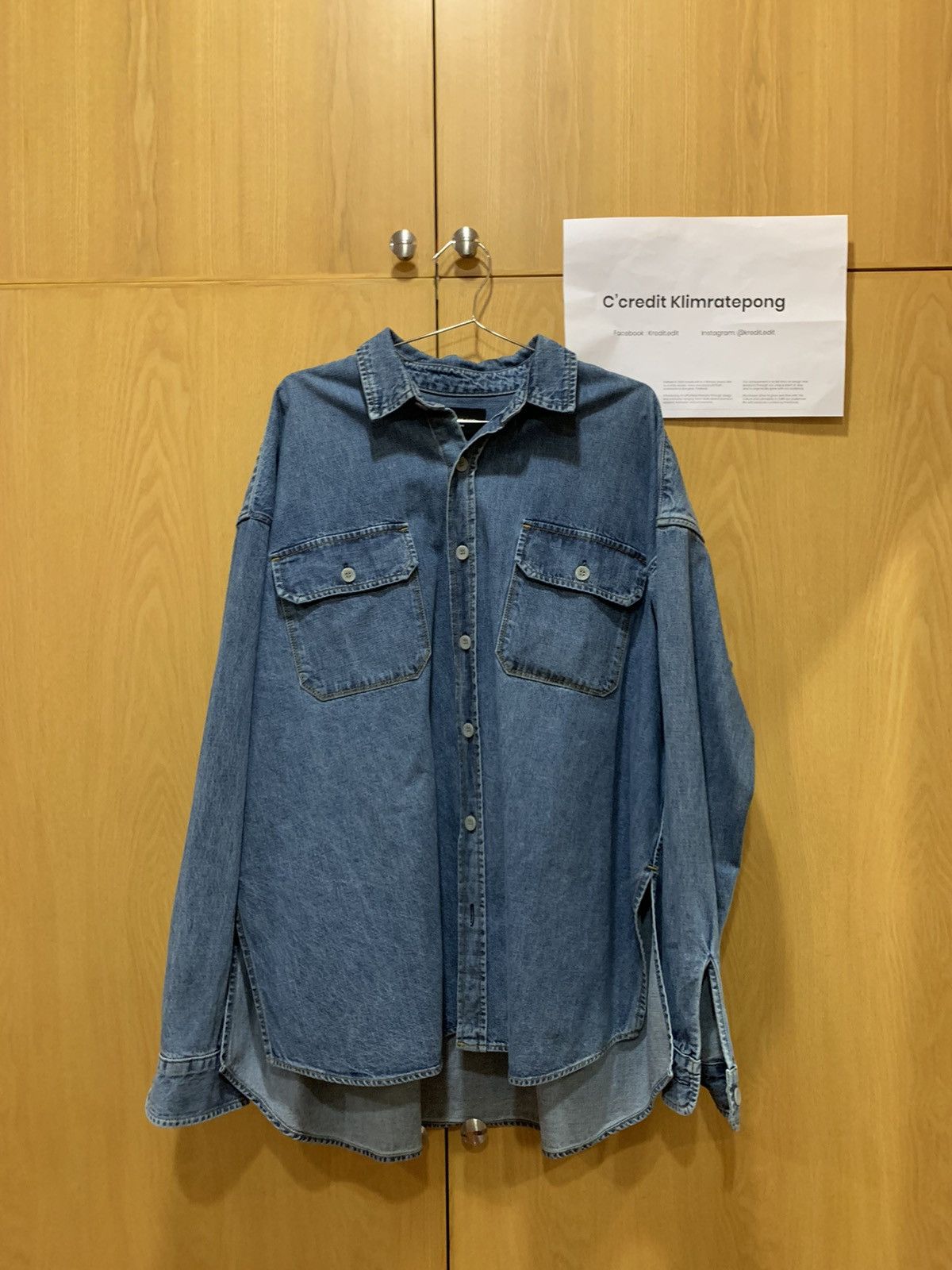 Fear of God Fear of god fifth collection jeans denim shirt | Grailed