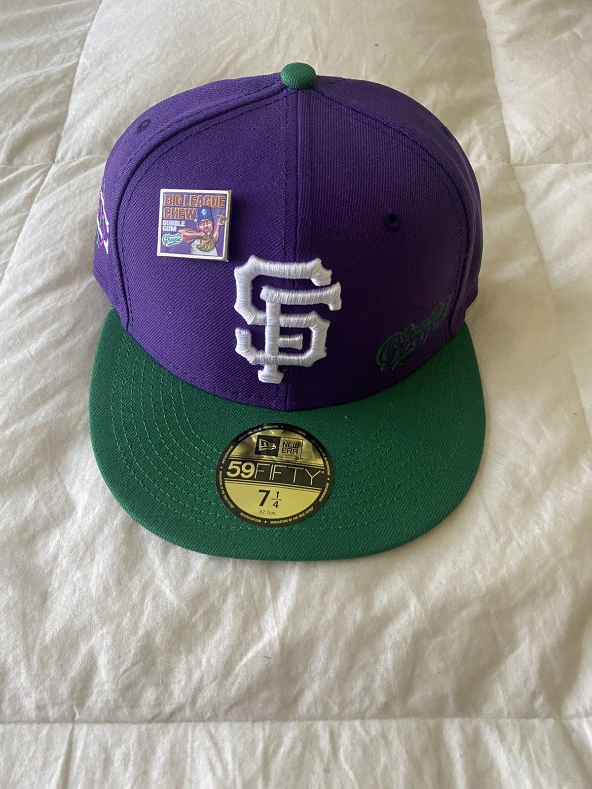 New Era, Accessories, New Era San Francisco Giants X Big League Chew  Grape 59fifty Fitted Hat