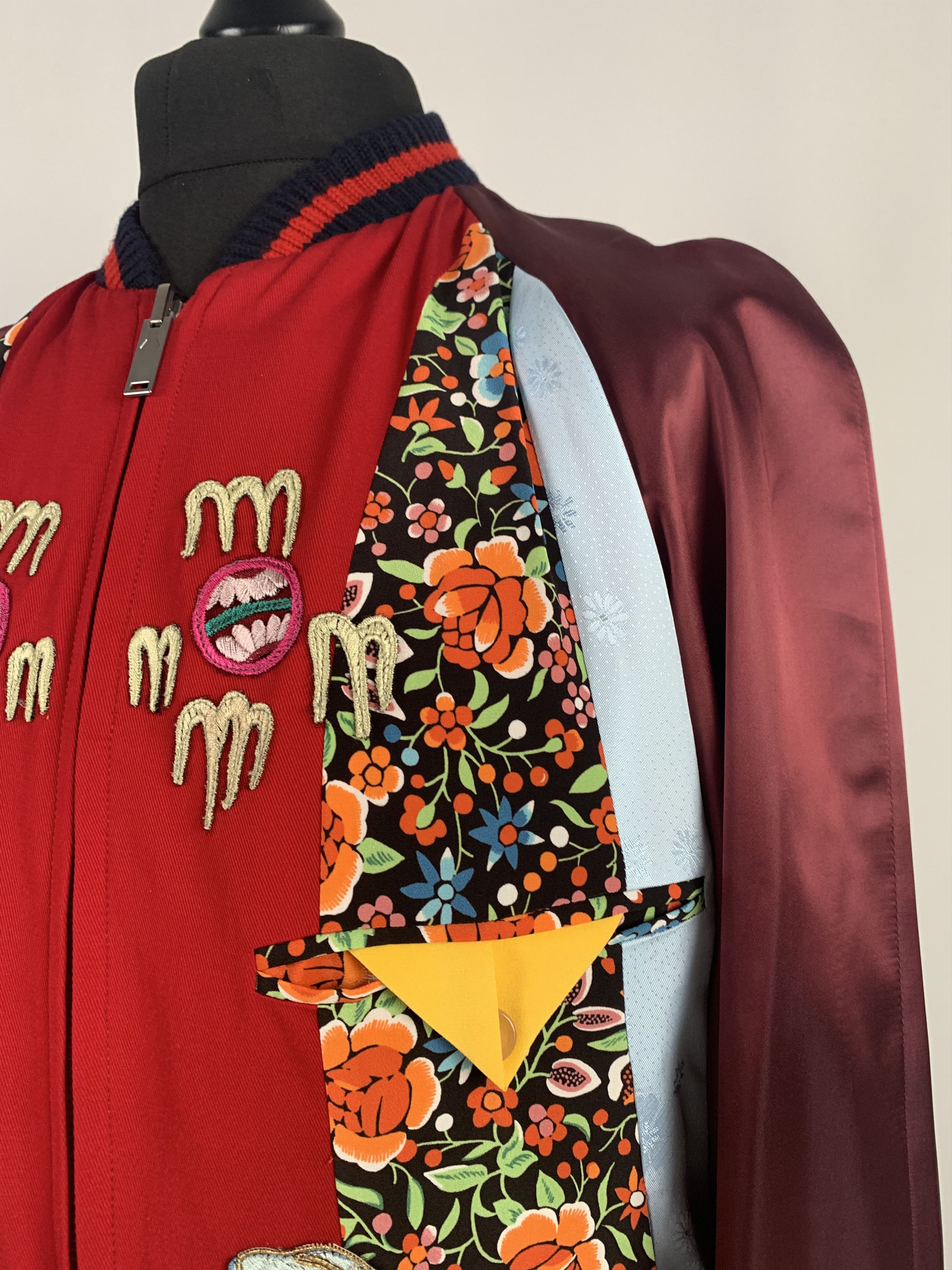 Gucci Gucci Dragon & Koi Silk Jacket Size US M / EU 48-50 / 2 - 3 Thumbnail