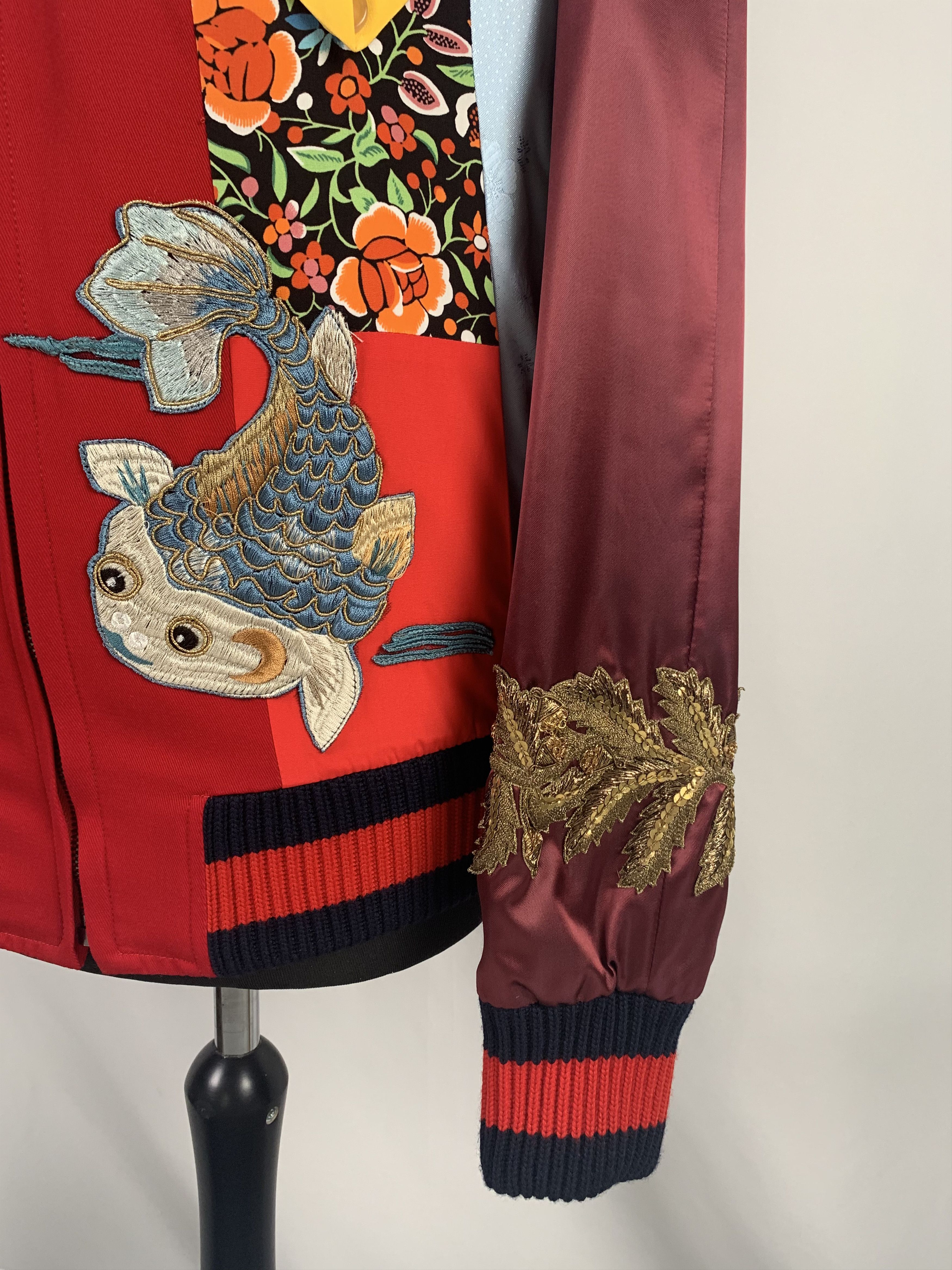 Gucci Gucci Dragon & Koi Silk Jacket Size US M / EU 48-50 / 2 - 4 Thumbnail