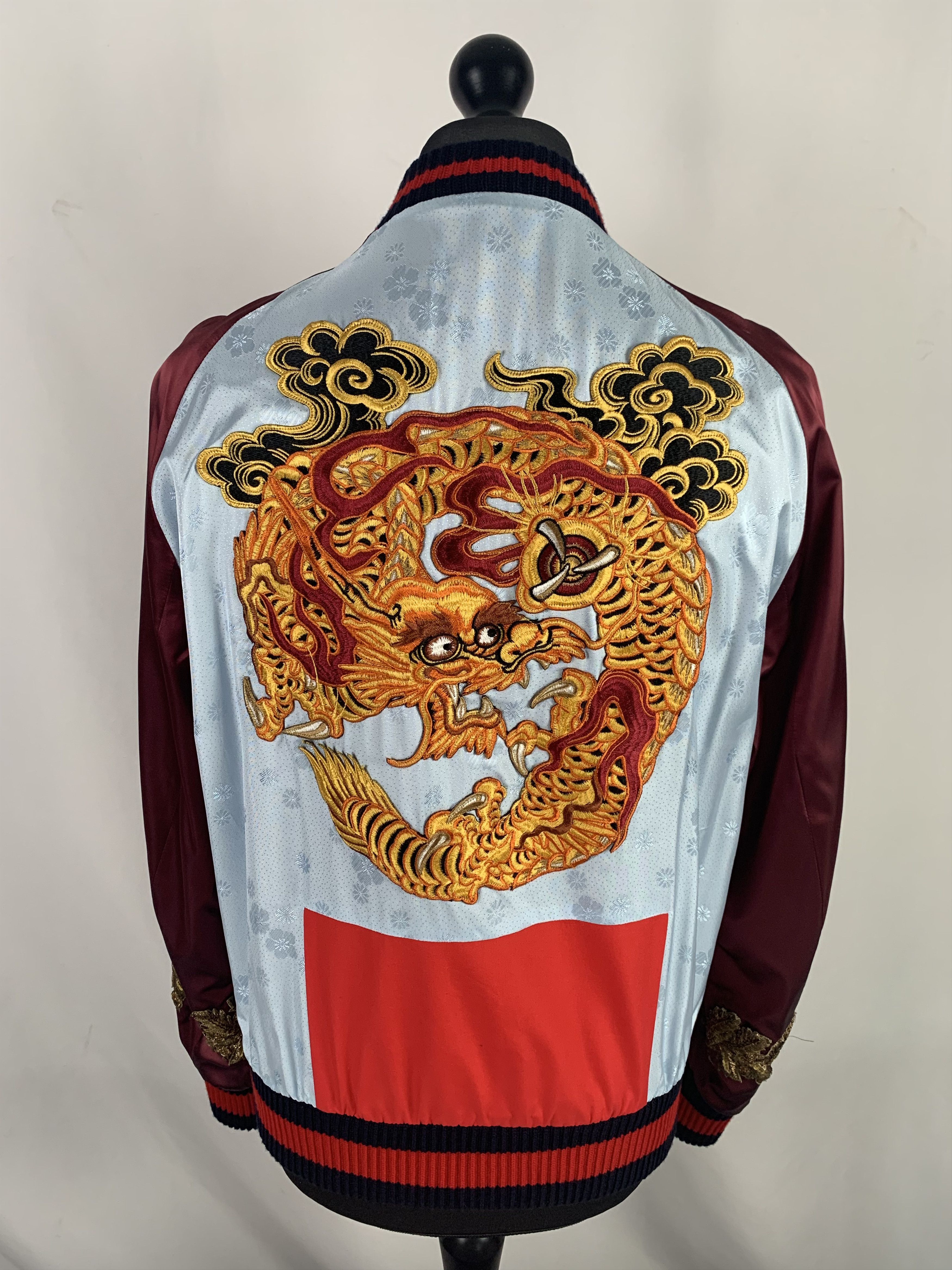 Gucci Gucci Dragon & Koi Silk Jacket Size US M / EU 48-50 / 2 - 2 Thumbnail