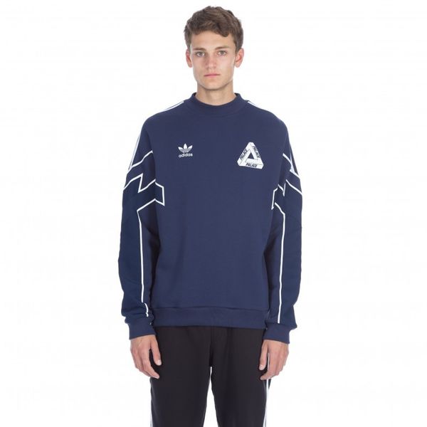 Palace x adidas discount crewneck