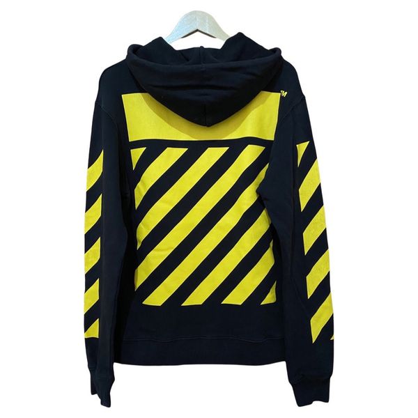 Off white cheap caravaggio hoodie yellow