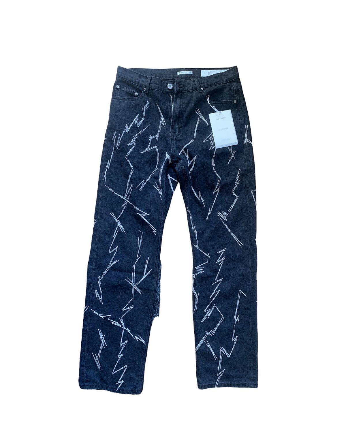 Our Legacy Our Legacy Second Cut ”Zig Zag” Denim Jeans | Grailed