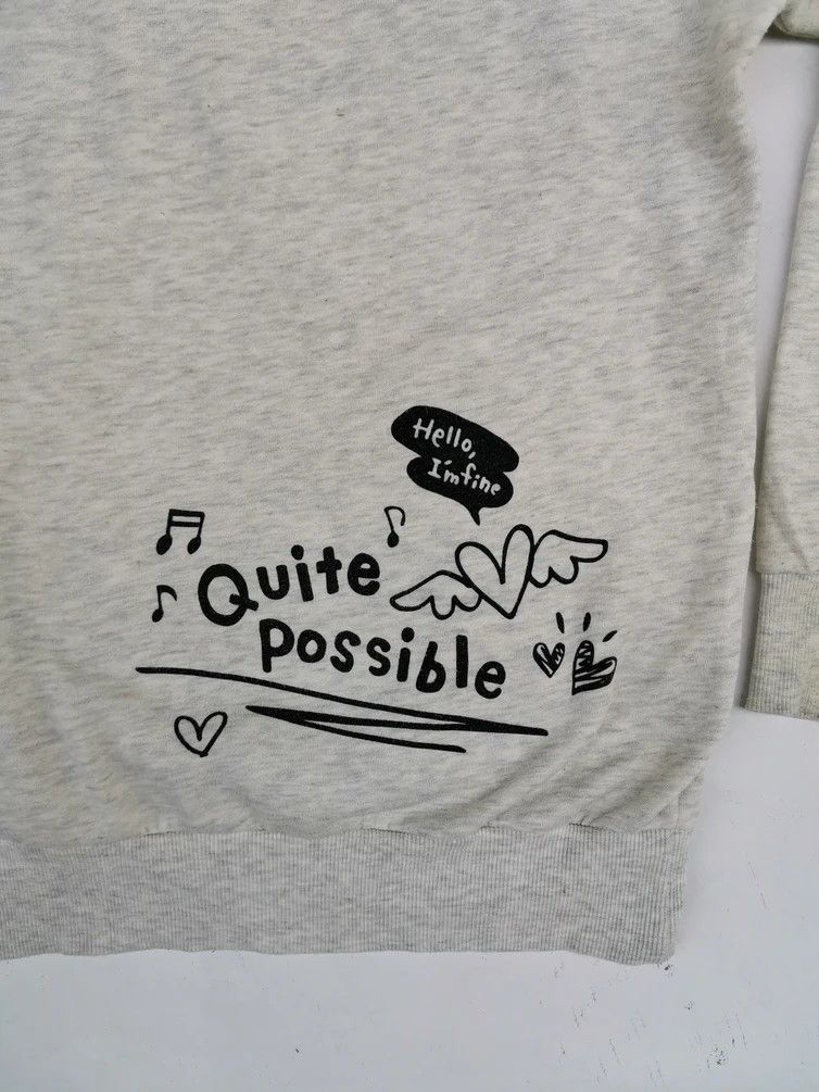 Japanese Brand Petit Berry Quite Possible Hoodie Sweatshirt Size US L / EU 52-54 / 3 - 7 Thumbnail