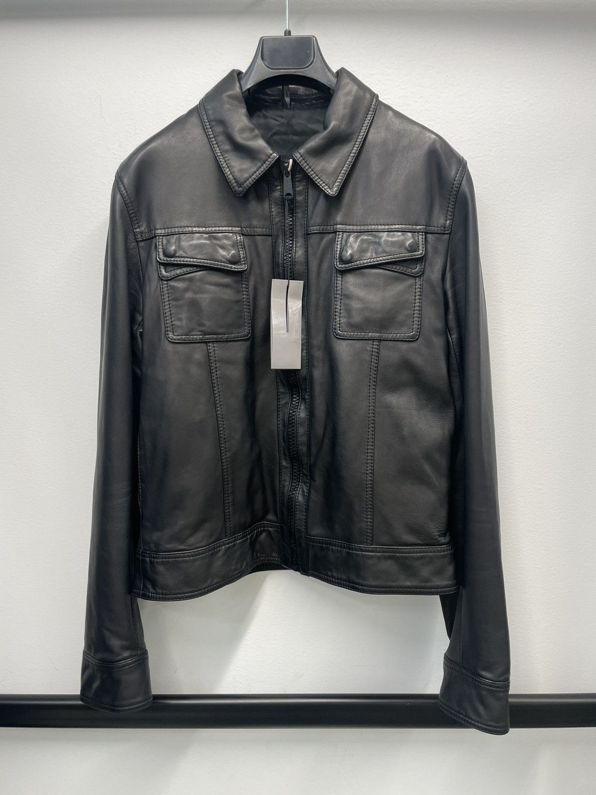 Dior × Hedi Slimane Cross Pocket Leather Jacket AW06 | Grailed
